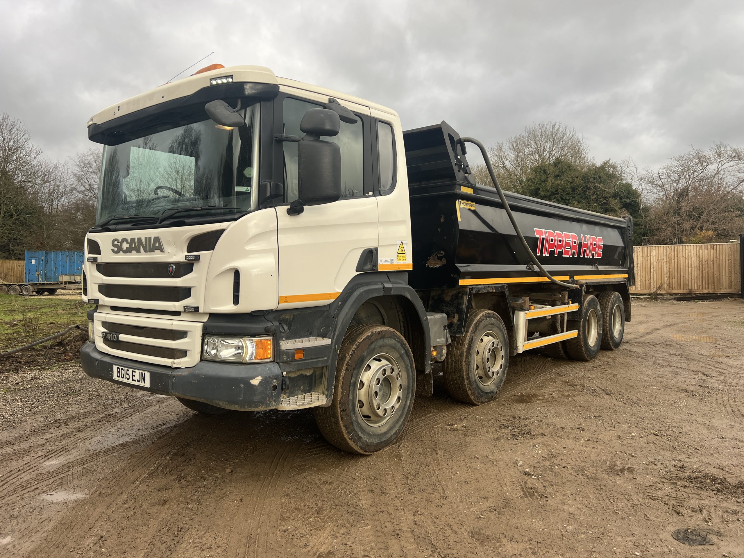 SCANIA P410 TIPPER 2015 - used trucks for sale at J Hawes Ltd