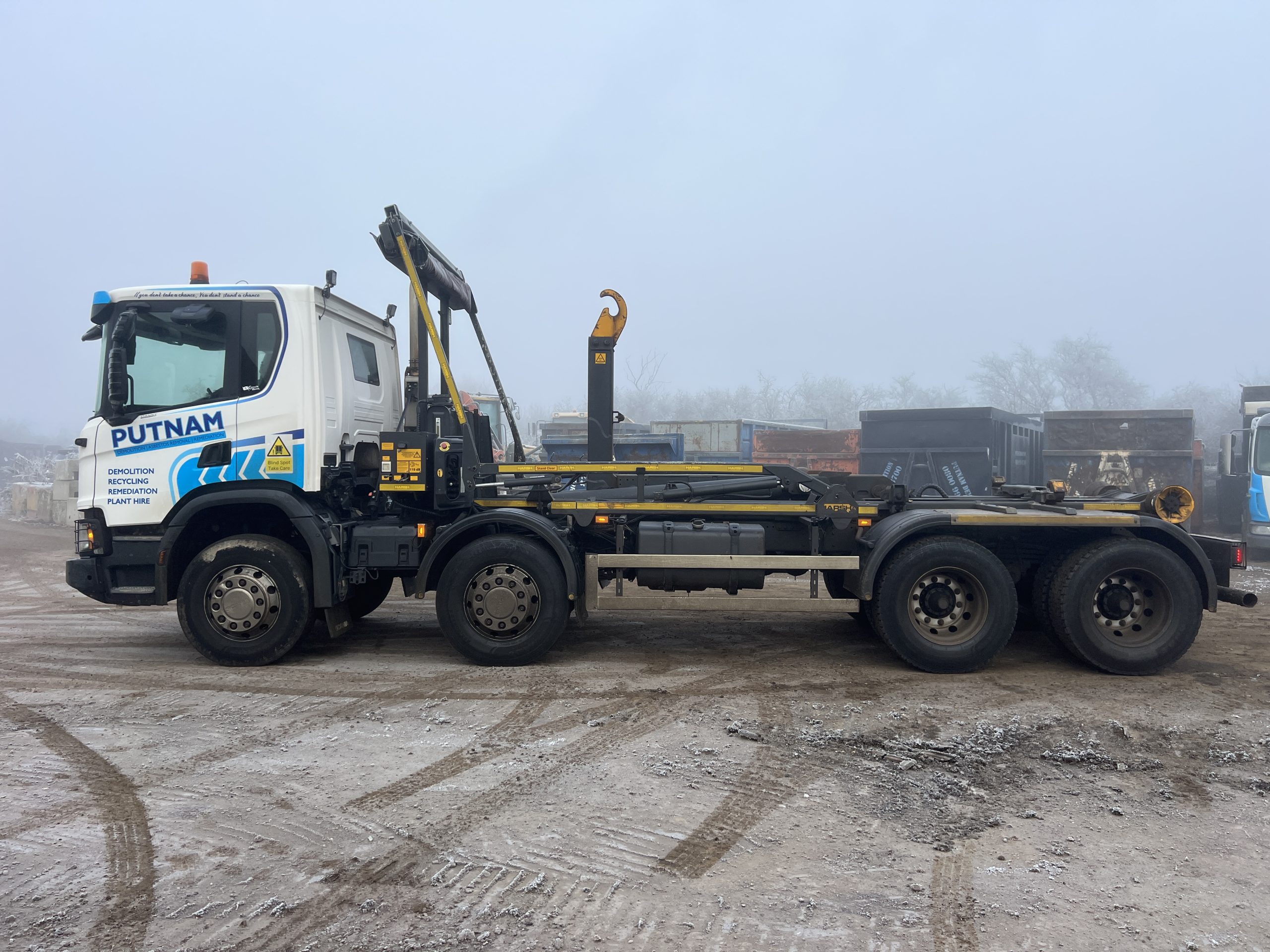 SCANIA XT P410 HOOK LOADER 2021 - used trucks for sale at J Hawes Ltd - view 4