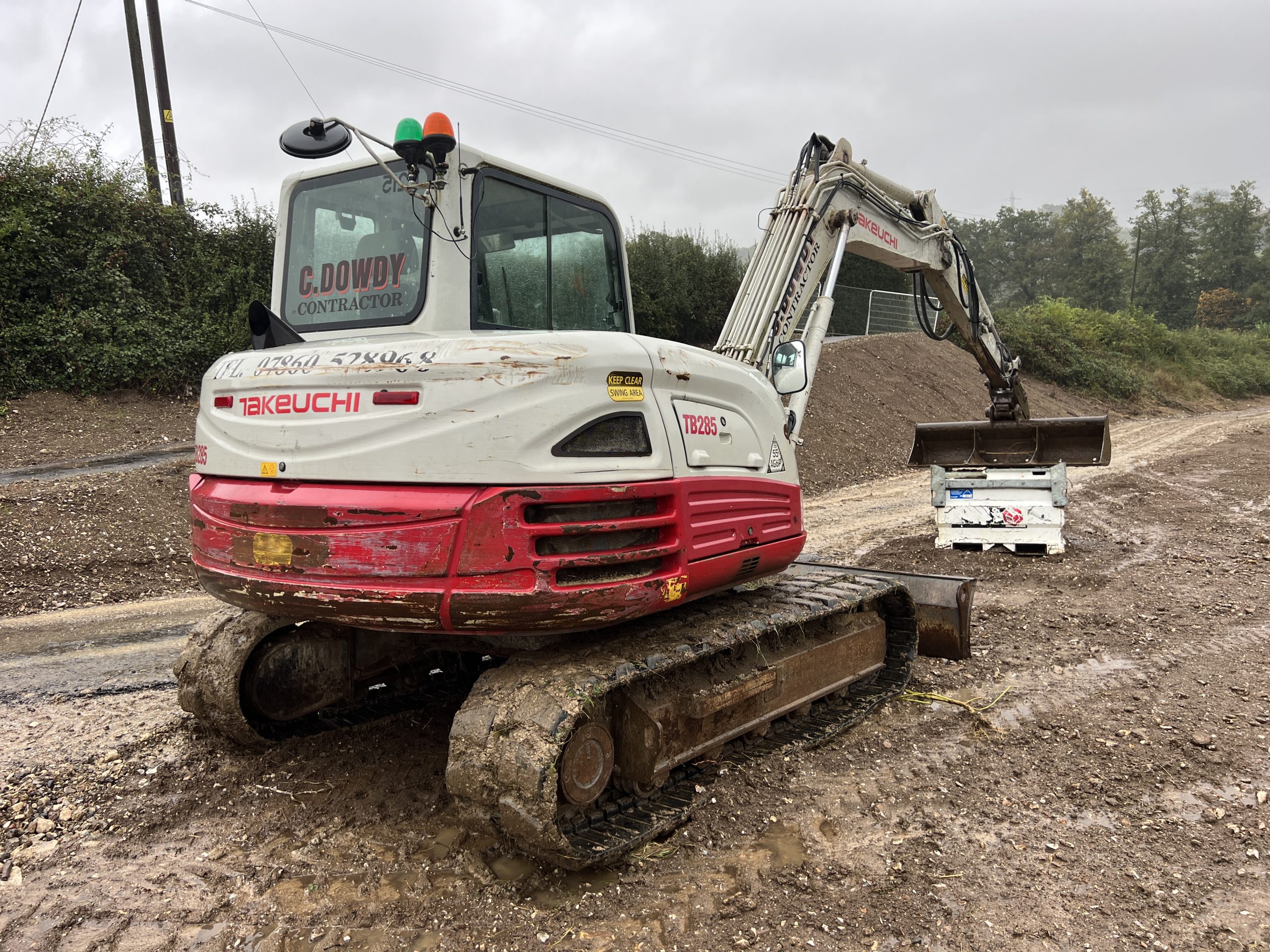 TAKEUCHI TB285 (8T) 2013 - used plant for sale at J Hawes Ltd - view 2