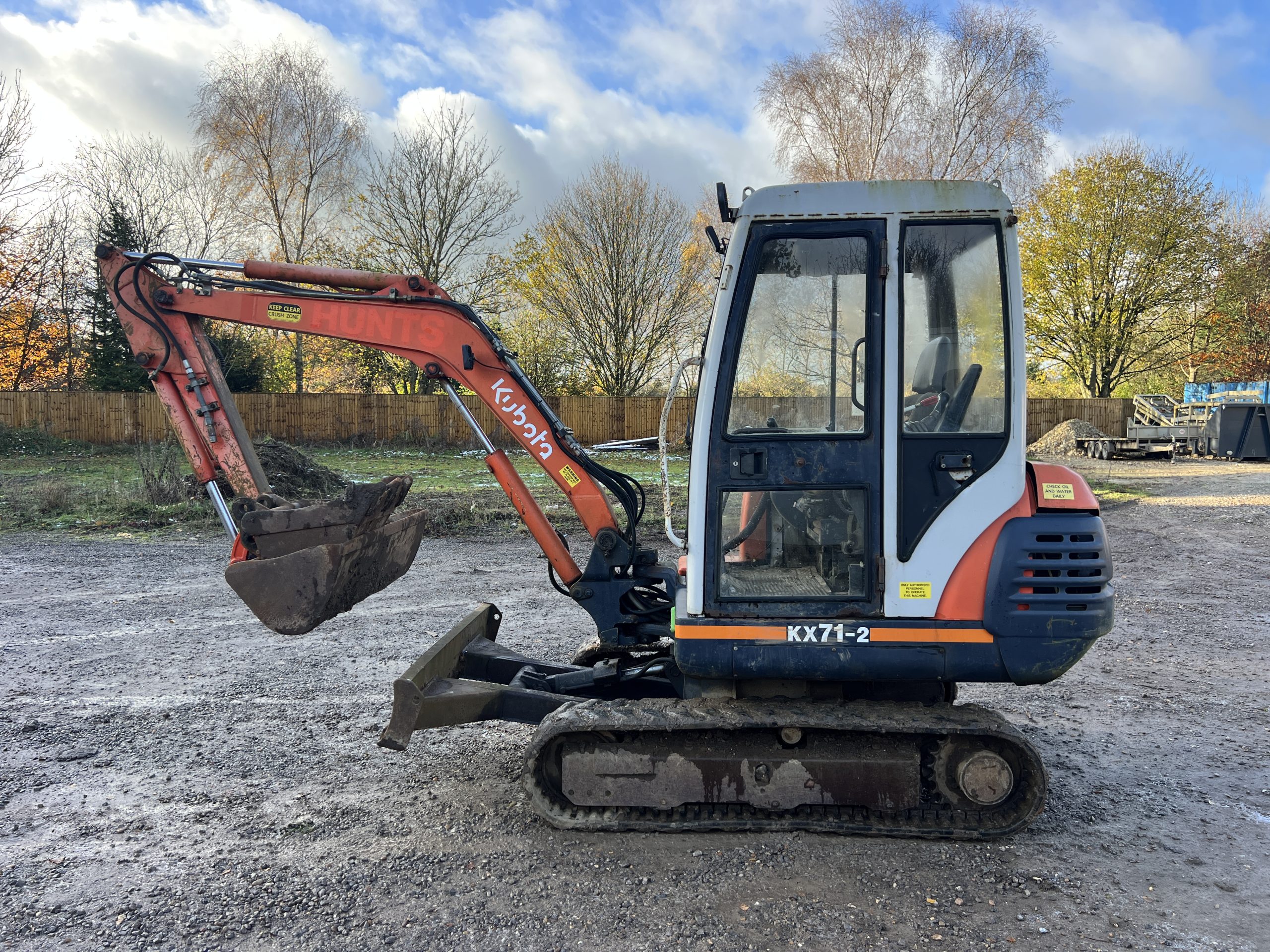 KUBOTA KX71-2 2003 - used plant for sale at J Hawes Ltd