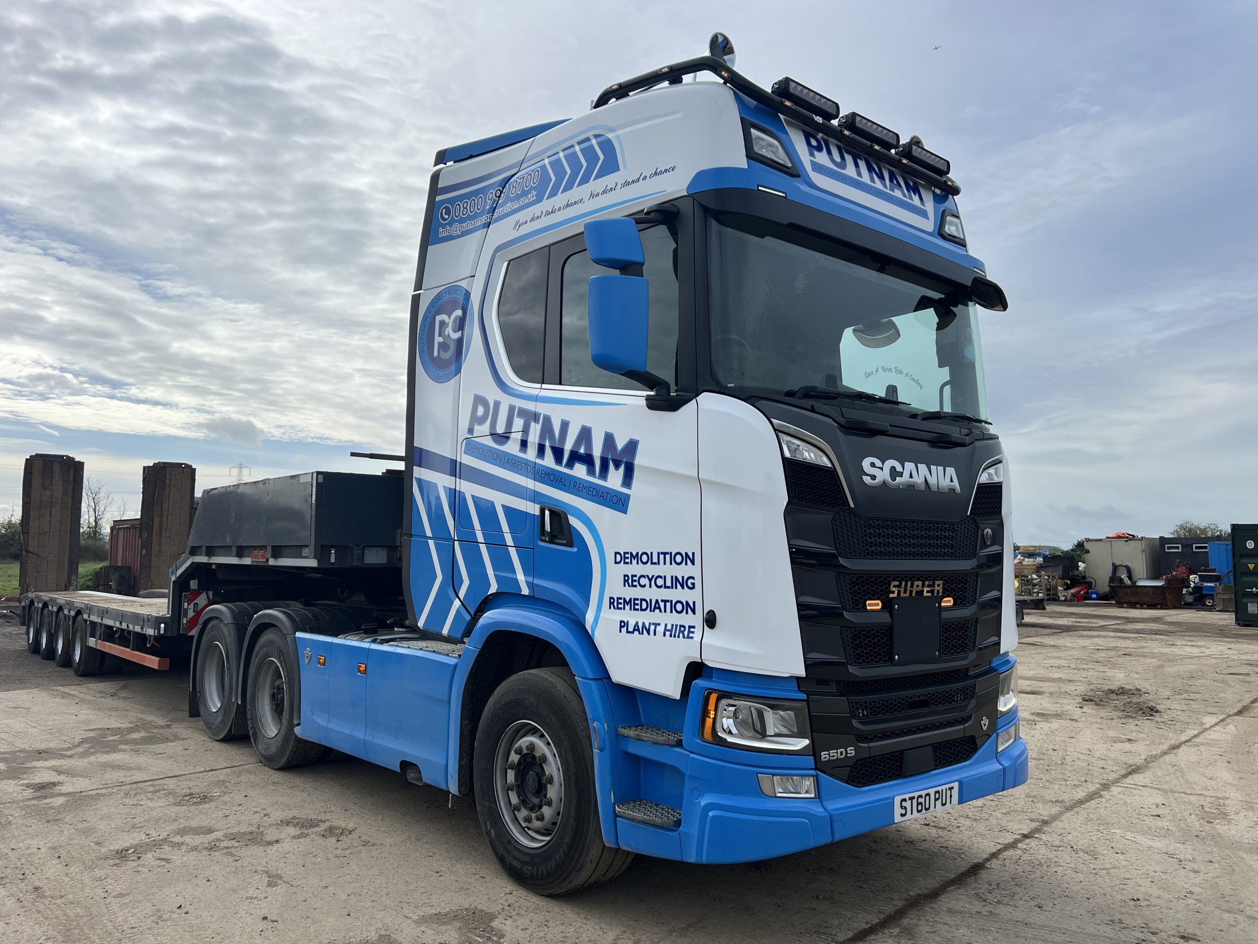 80T SCANIA 650S V8 - used trucks for sale at J Hawes Ltd