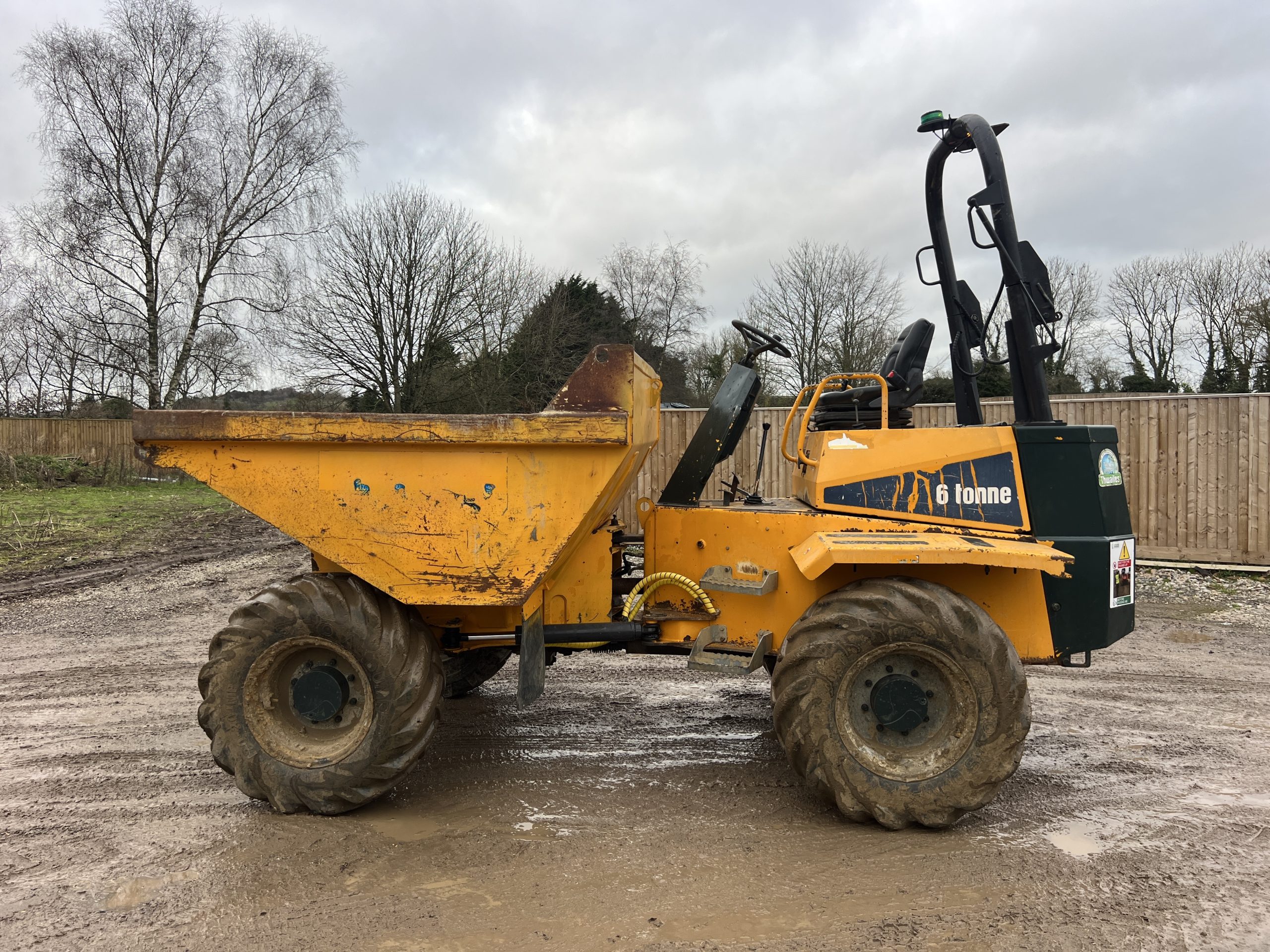 THWAITES 6T DUMPER 2014 - used plant for sale at J Hawes Ltd