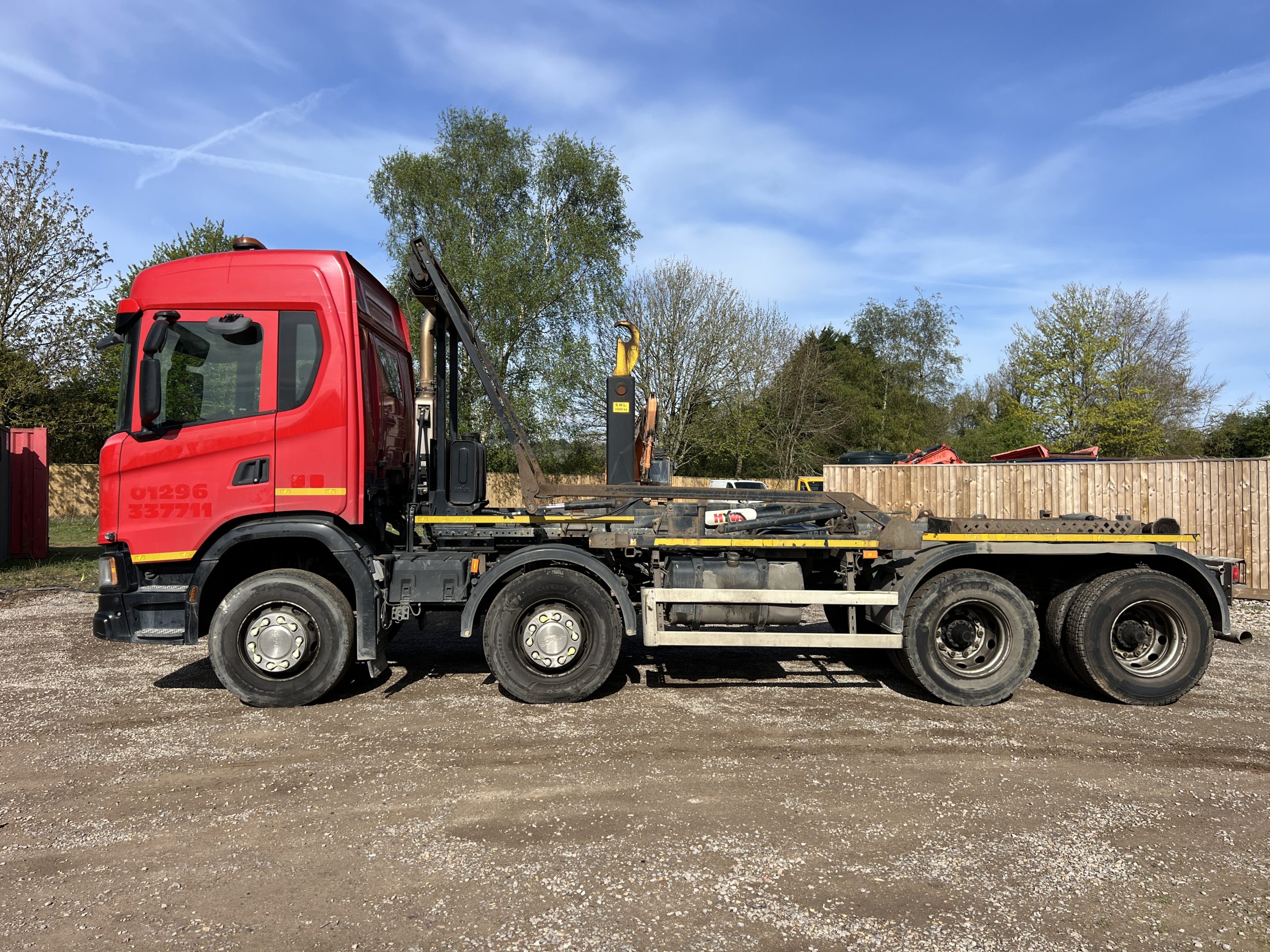 SCANIA G410 HOOK LOADER 2018 - used trucks for sale at J Hawes Ltd - view 2