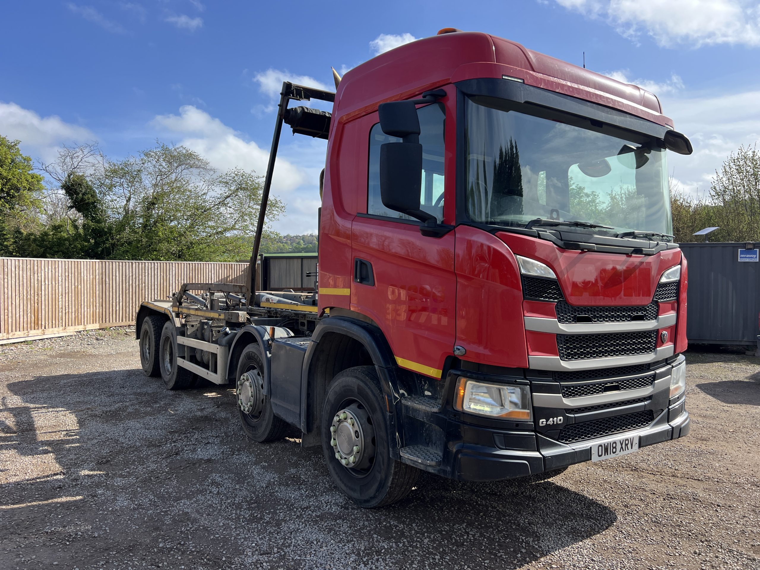 SCANIA G410 HOOK LOADER 2018 - used trucks for sale at J Hawes Ltd