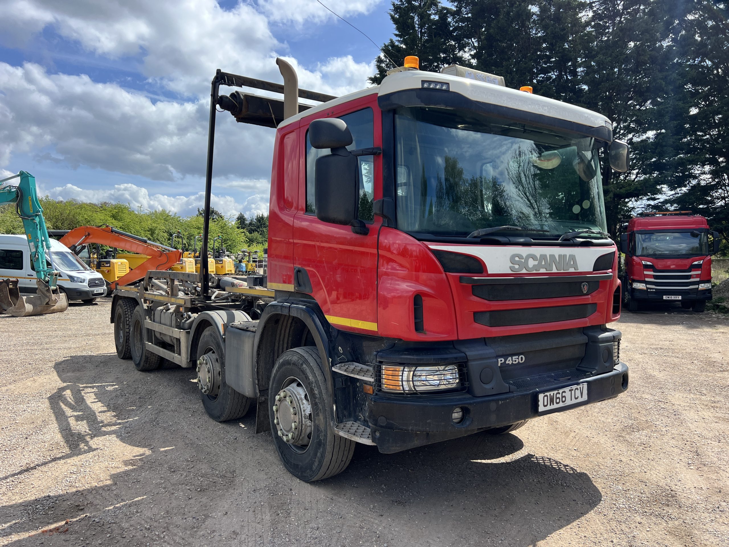 SCANIA P450 HOOK LOADER 2016 - used trucks for sale at J Hawes Ltd