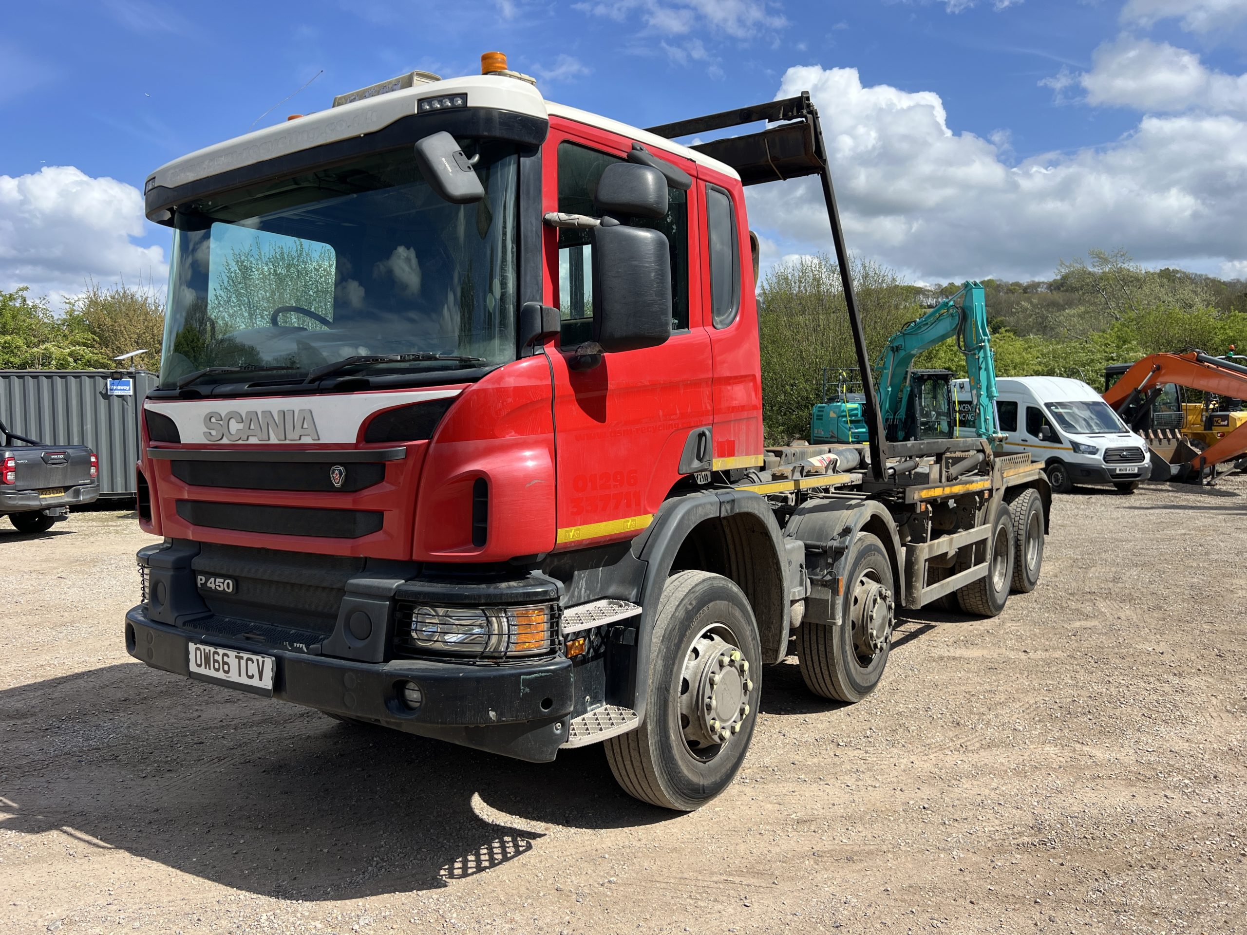 SCANIA P450 HOOK LOADER 2016 - used trucks for sale at J Hawes Ltd - view 8