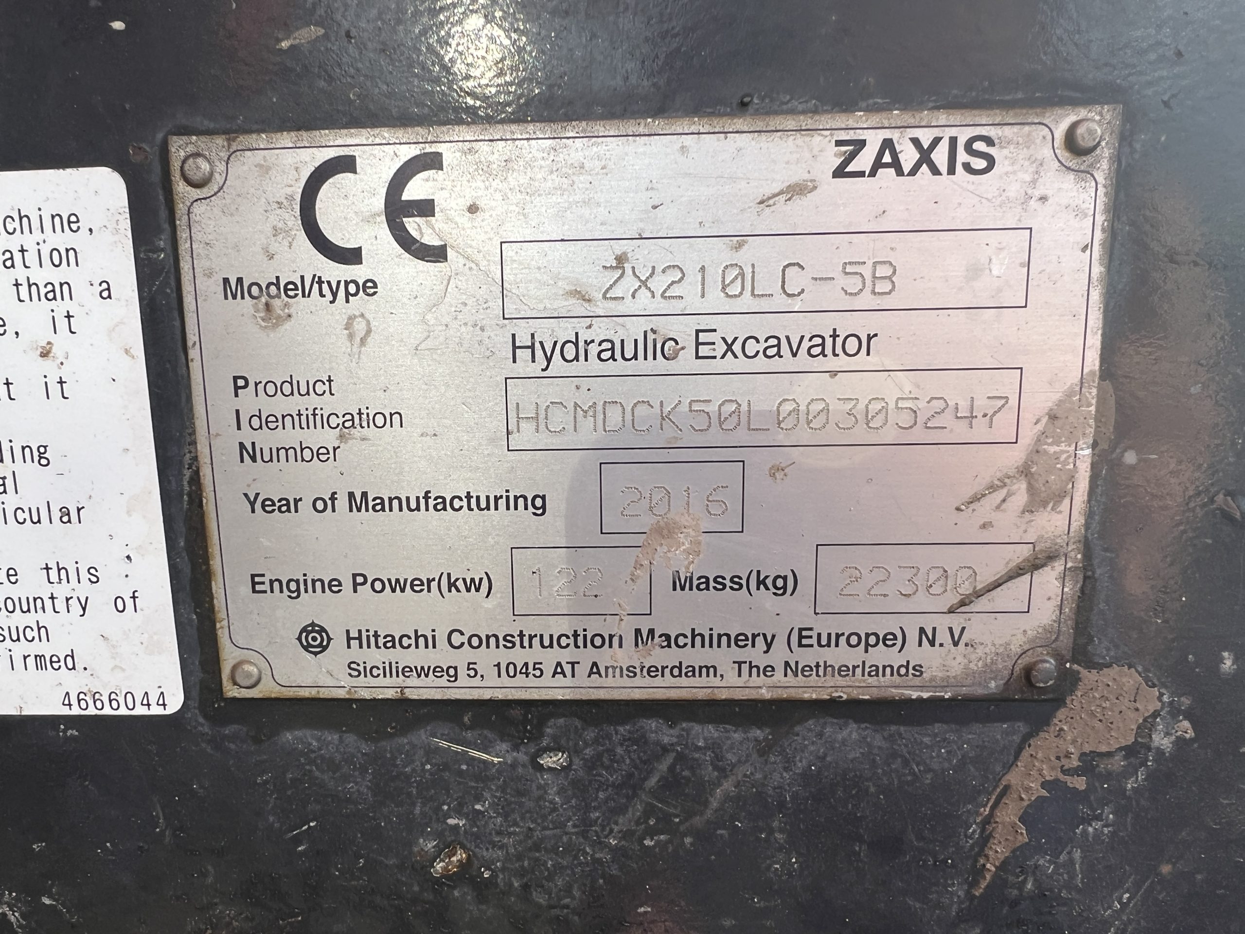 HITACHI ZX210LC-5B 2016 - used plant for sale at J Hawes Ltd - view 18