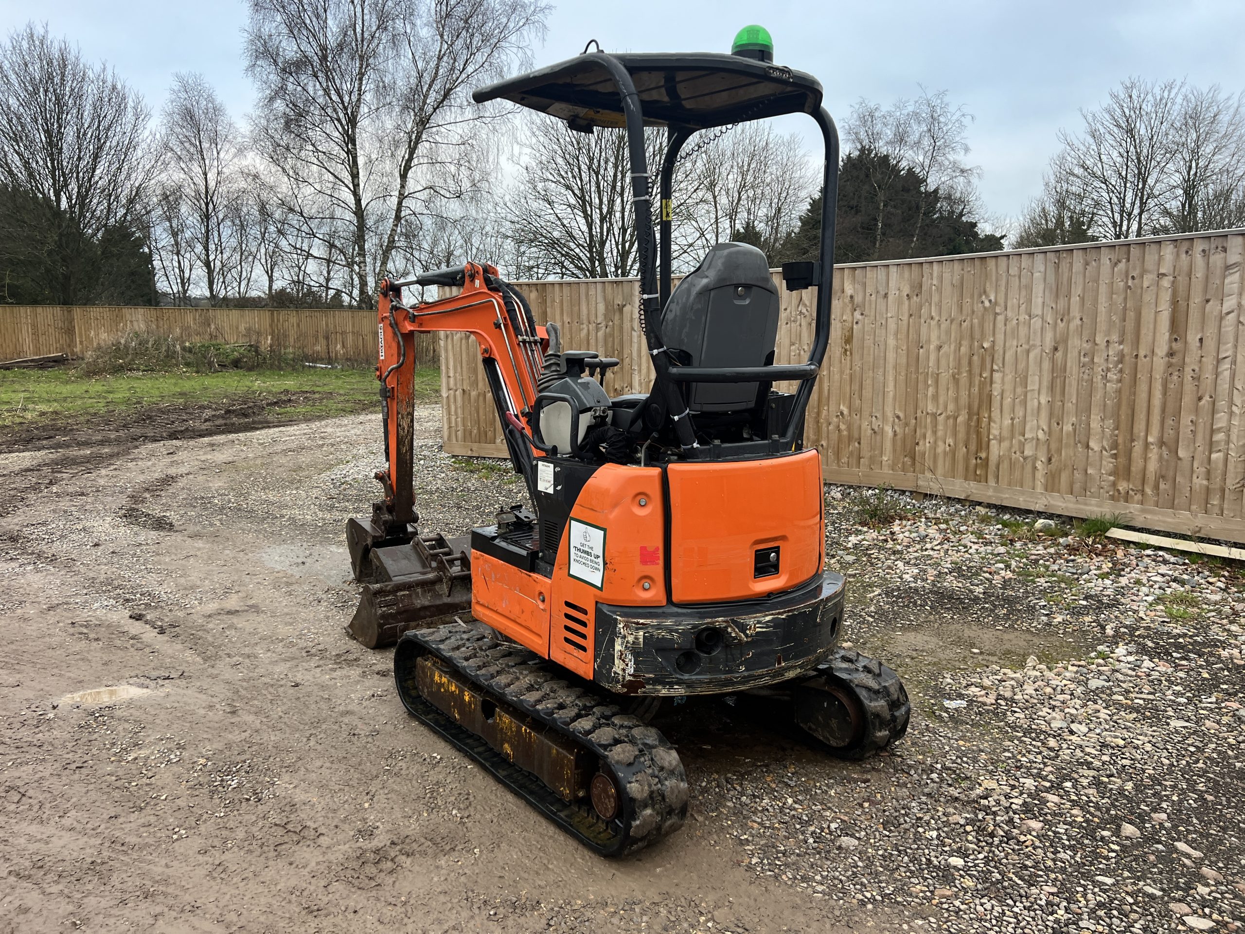 HITACHI ZX19U-5A 2018 - used plant for sale at J Hawes Ltd - view 2