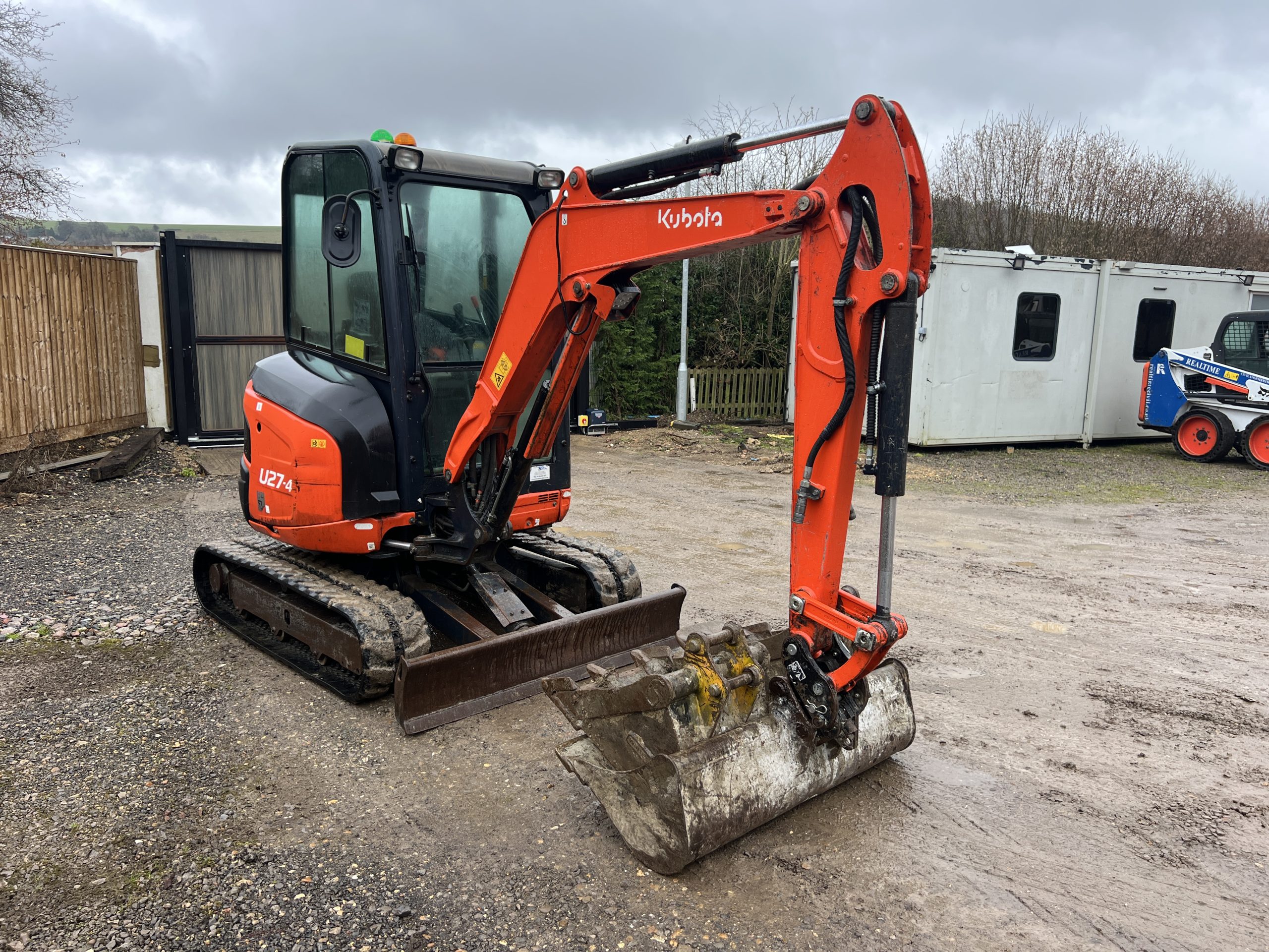 KUBOTA U27-4 MINI DIGGER 2017 - used plant for sale at J Hawes Ltd - view 6