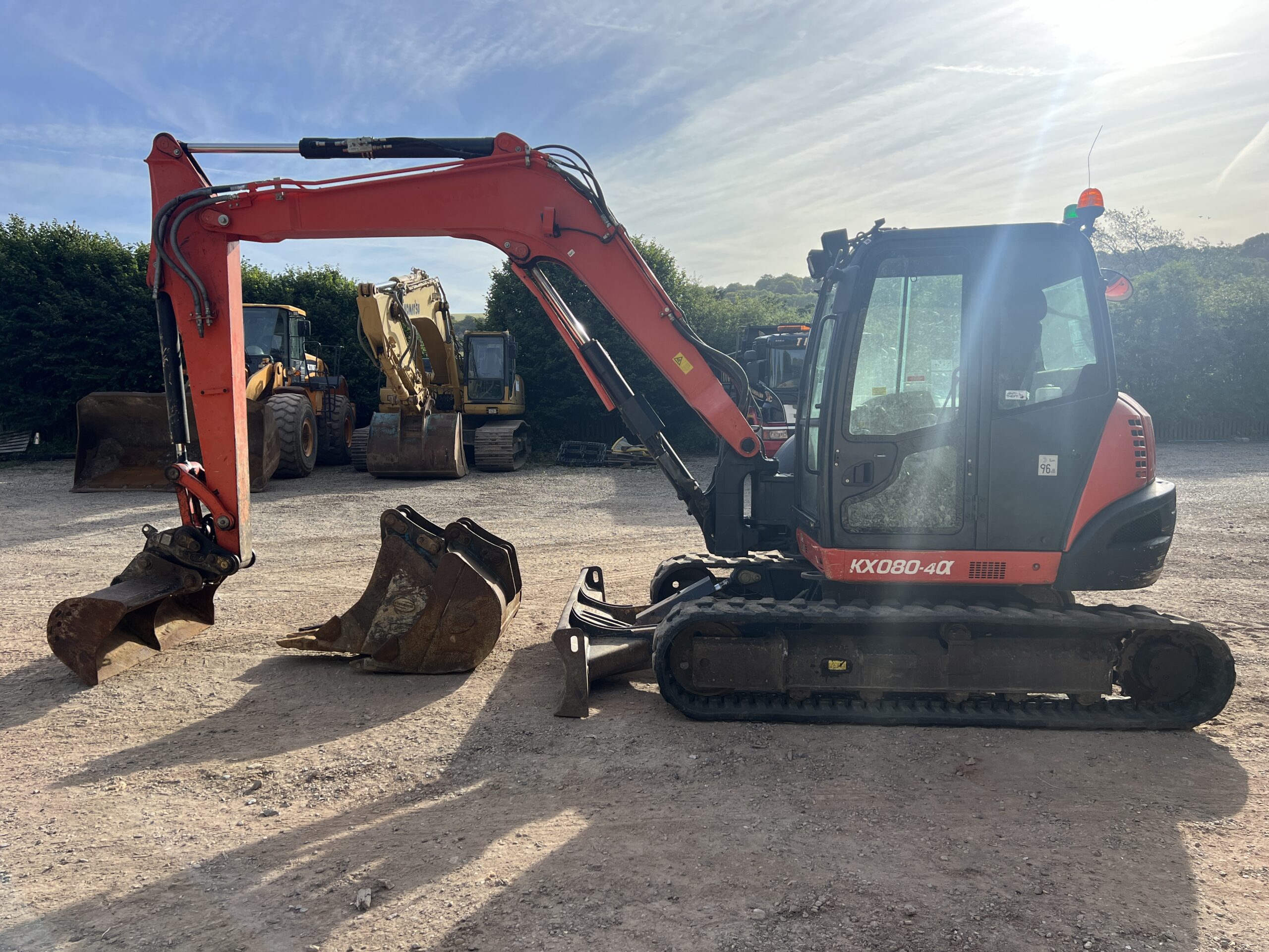 KUBOTA KX080-4A 2017 - used plant for sale at J Hawes Ltd - view 7