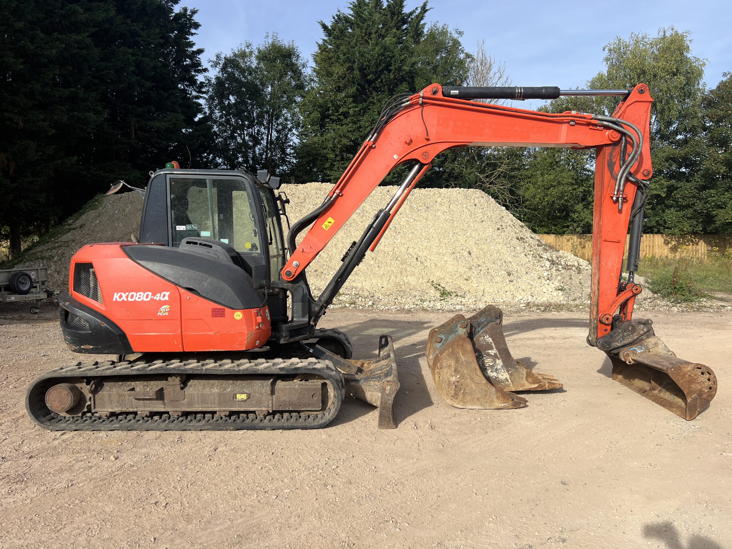 KUBOTA KX080-4A 2017 - used plant for sale at J Hawes Ltd
