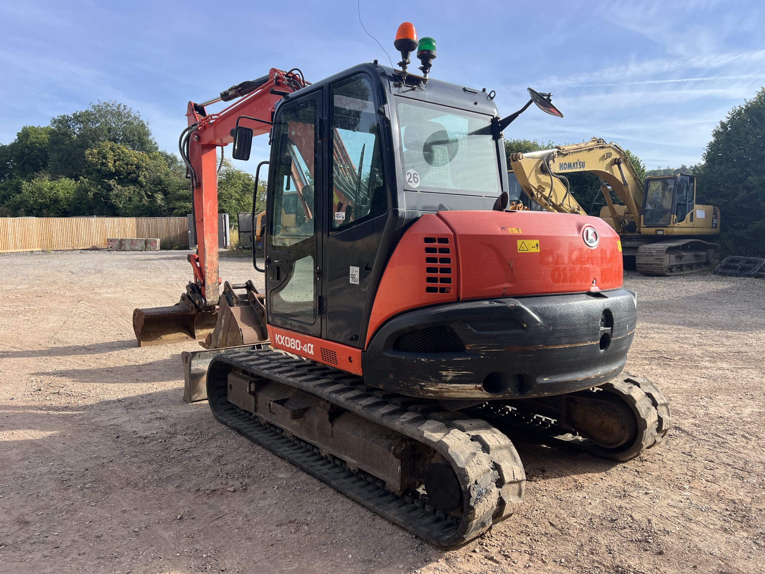 KUBOTA KX080-4A 2017 - used plant for sale at J Hawes Ltd - view 4