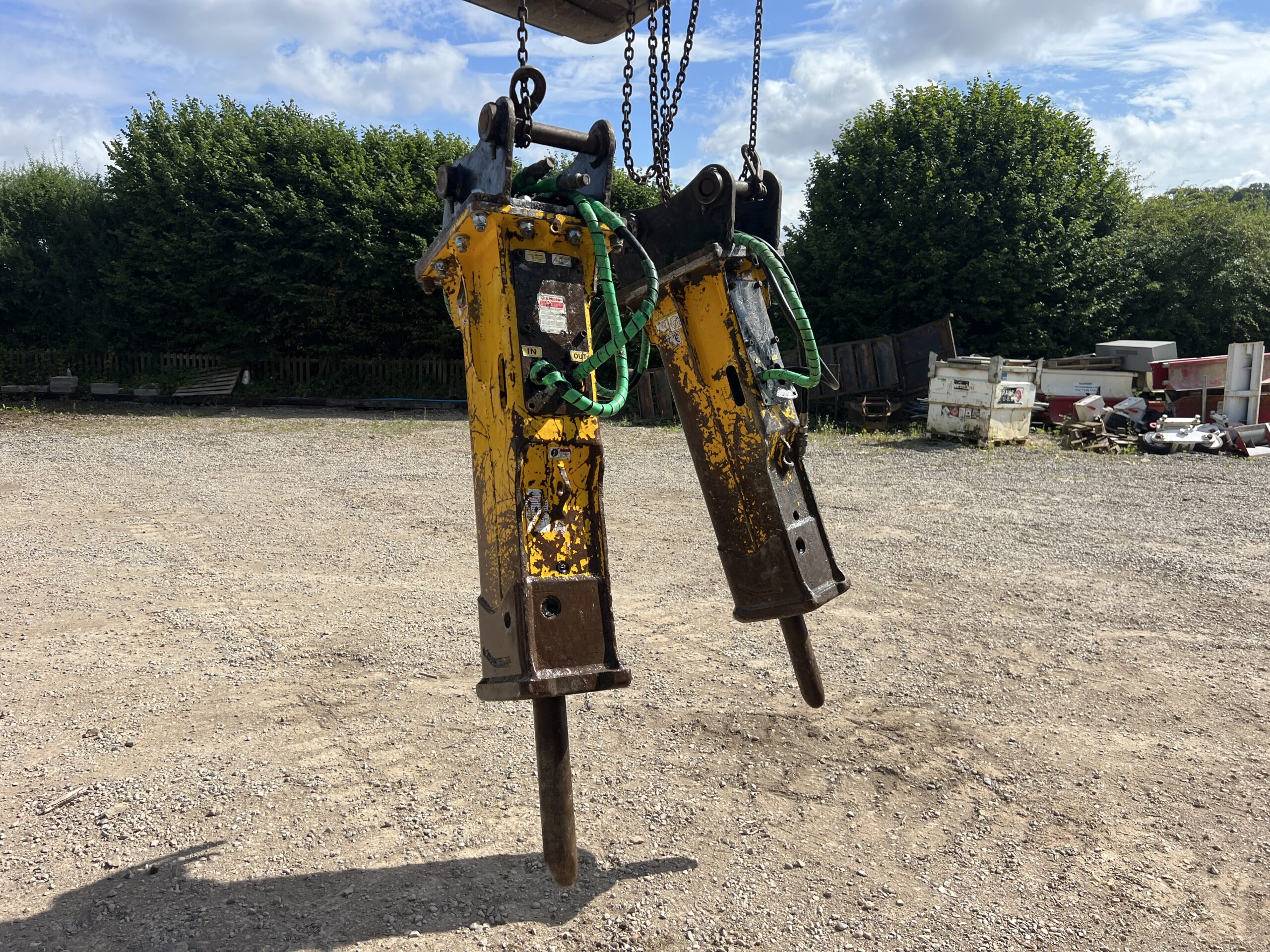 OKB 350 HYDRAULIC BREAKERS 2018 - used attachments & accessories for sale at J Hawes Ltd