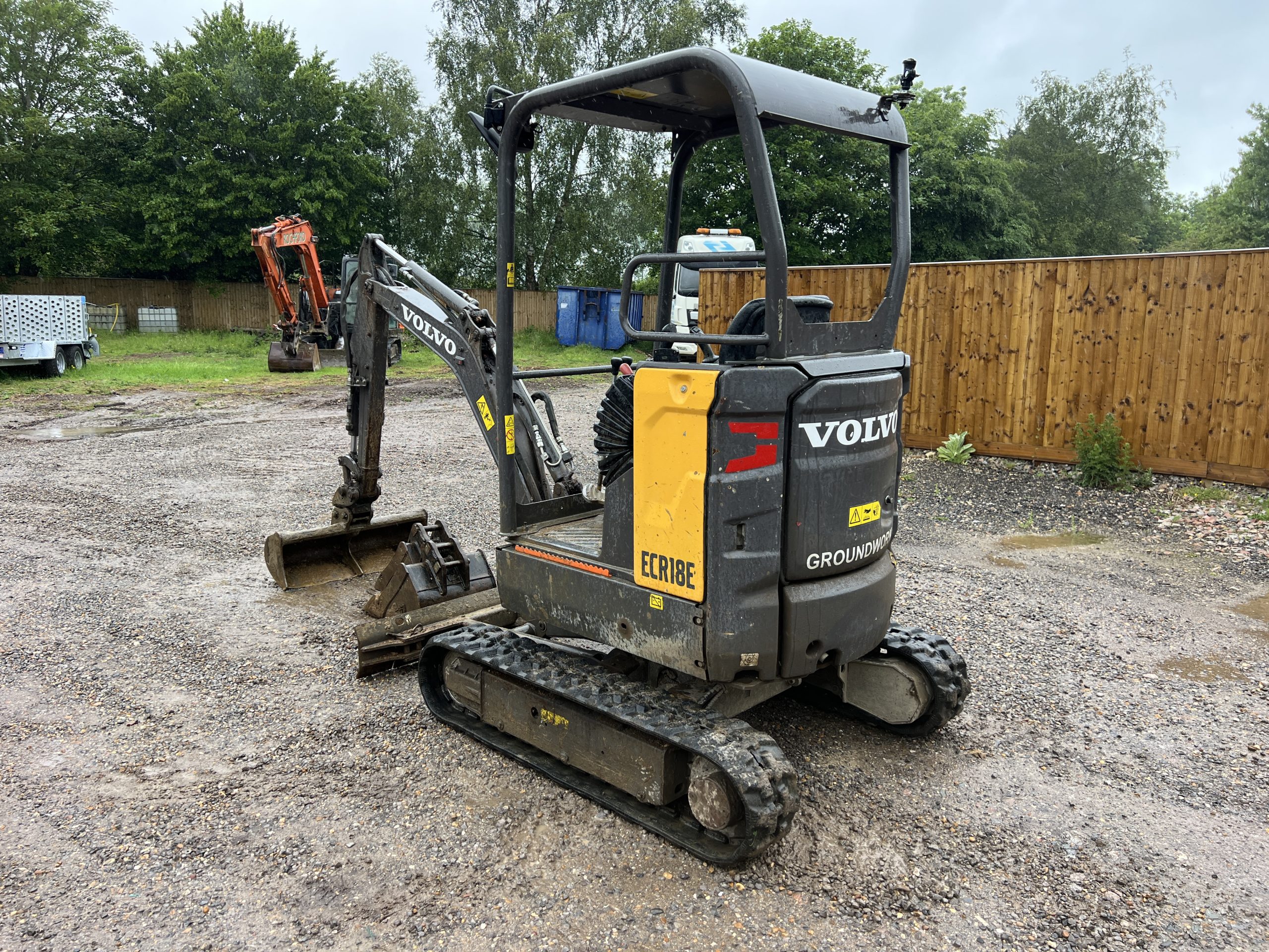 VOLVO ECR18E 2019 - used plant for sale at J Hawes Ltd - view 7