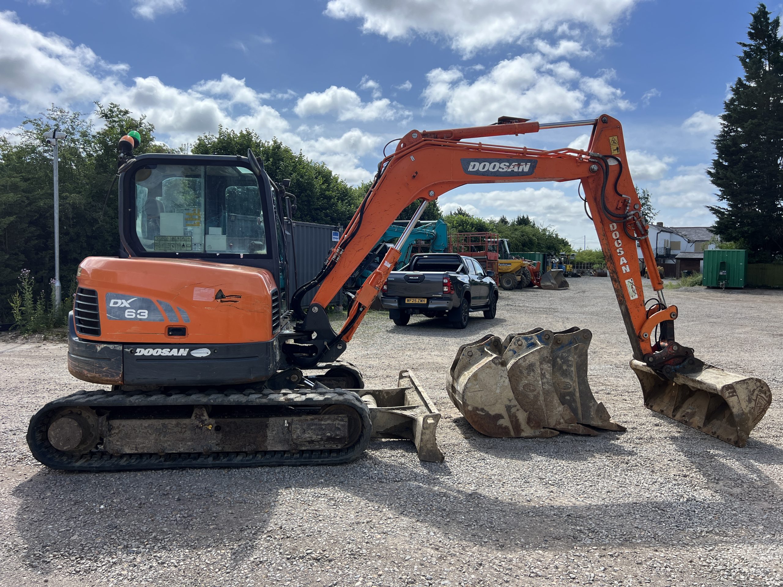6 TON DOOSAN DX63-3 2016 - used plant for sale at J Hawes Ltd