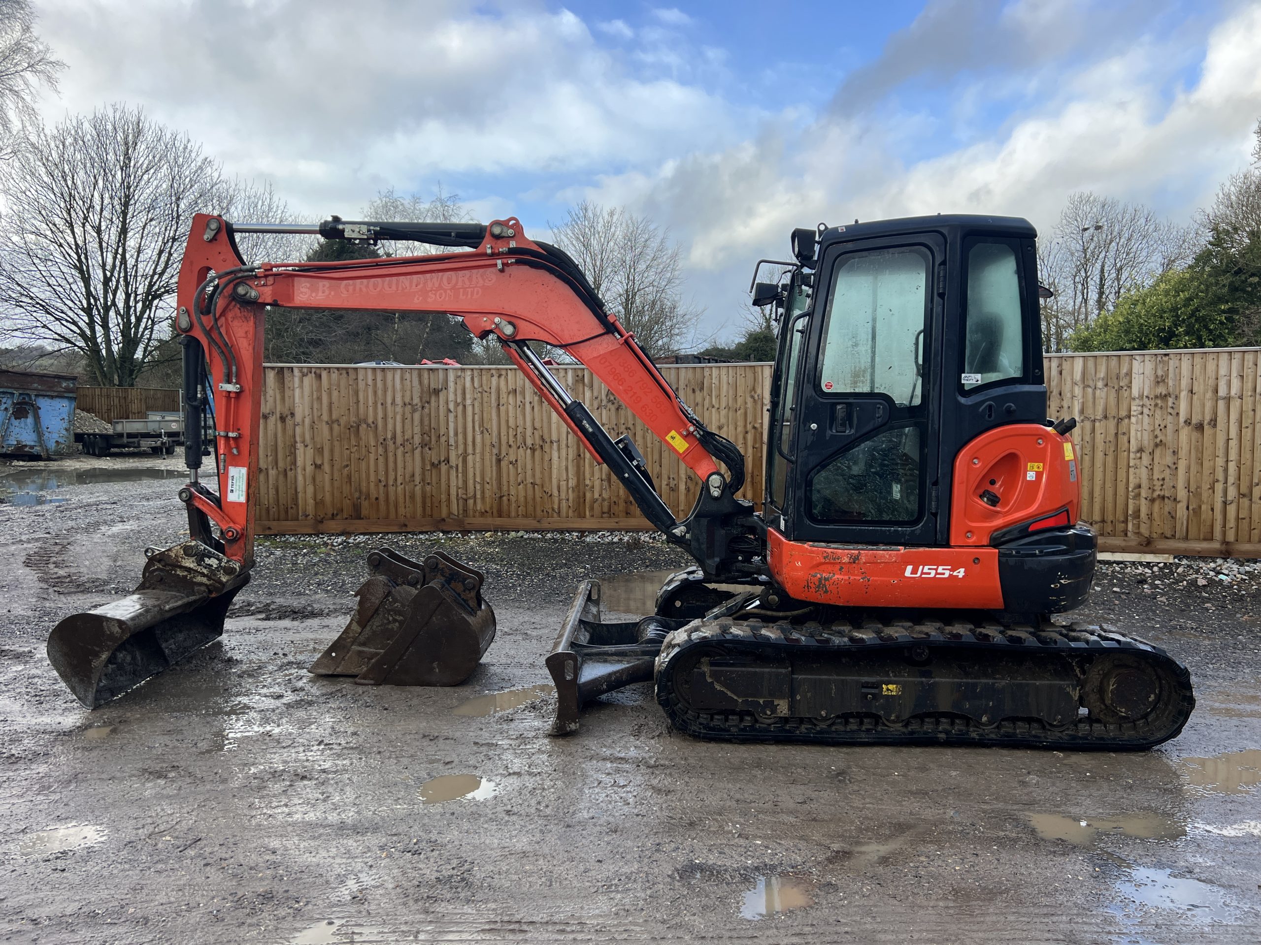 KUBOTA U55-4 HIGH SPEC 2017 - used plant for sale at J Hawes Ltd