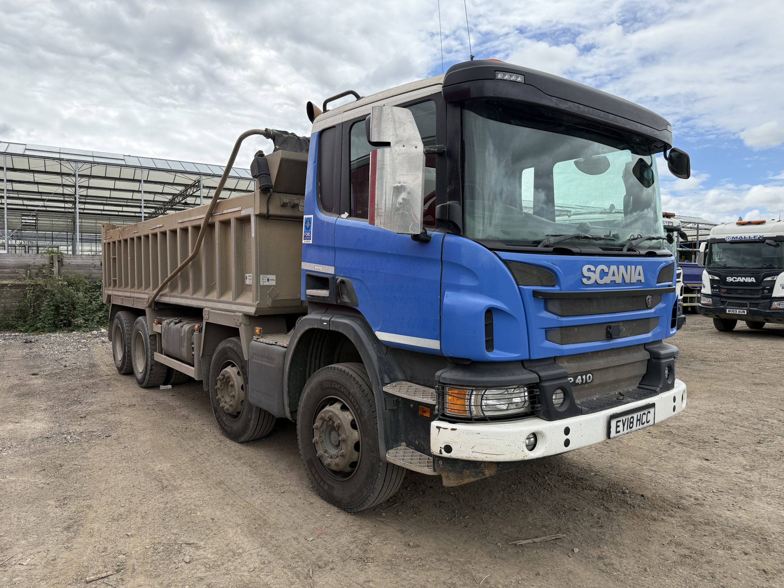 SCANIA P410 TIPPER 2018 - used trucks for sale at J Hawes Ltd - view 2