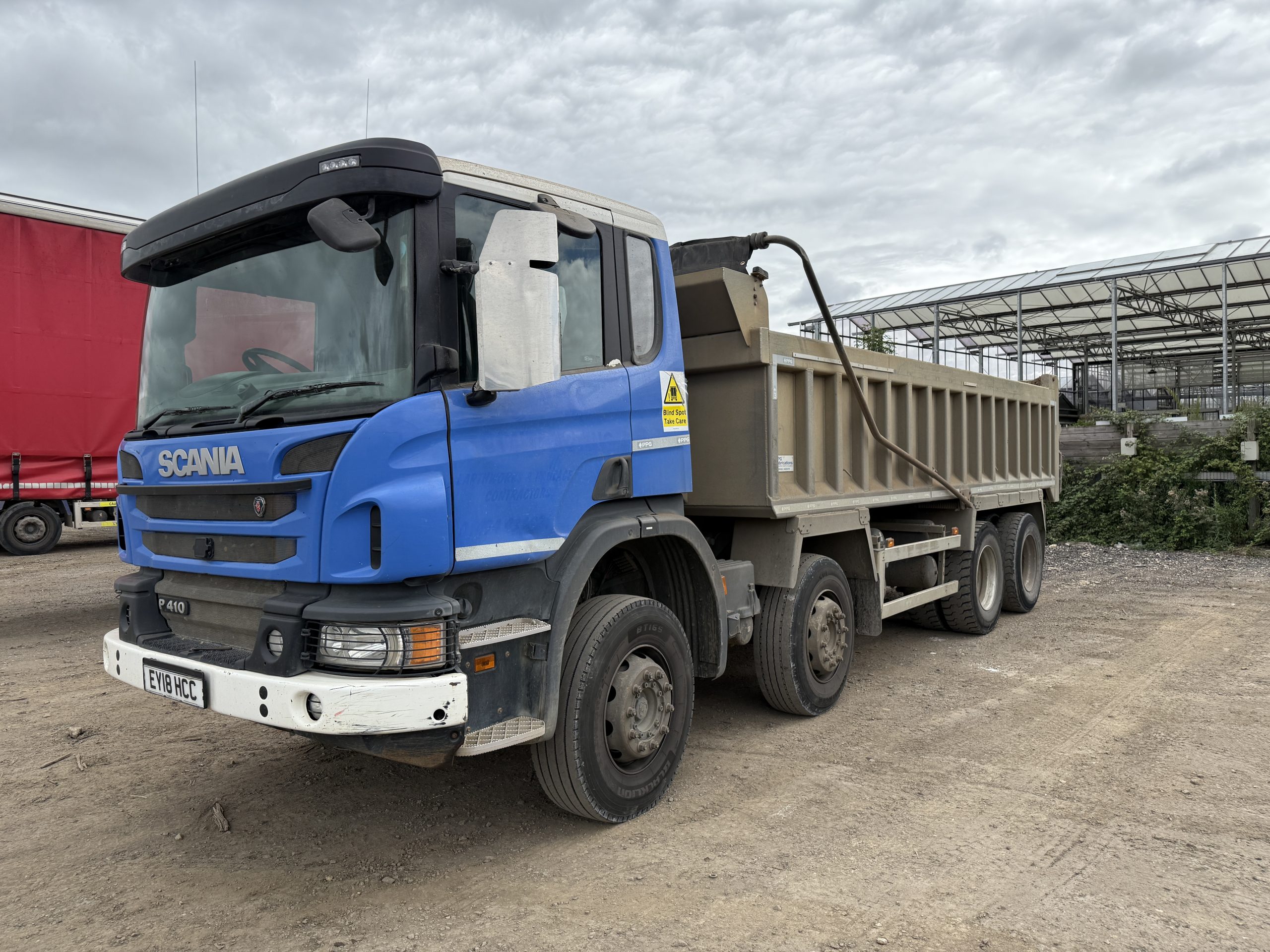SCANIA P410 TIPPER 2018 - used trucks for sale at J Hawes Ltd