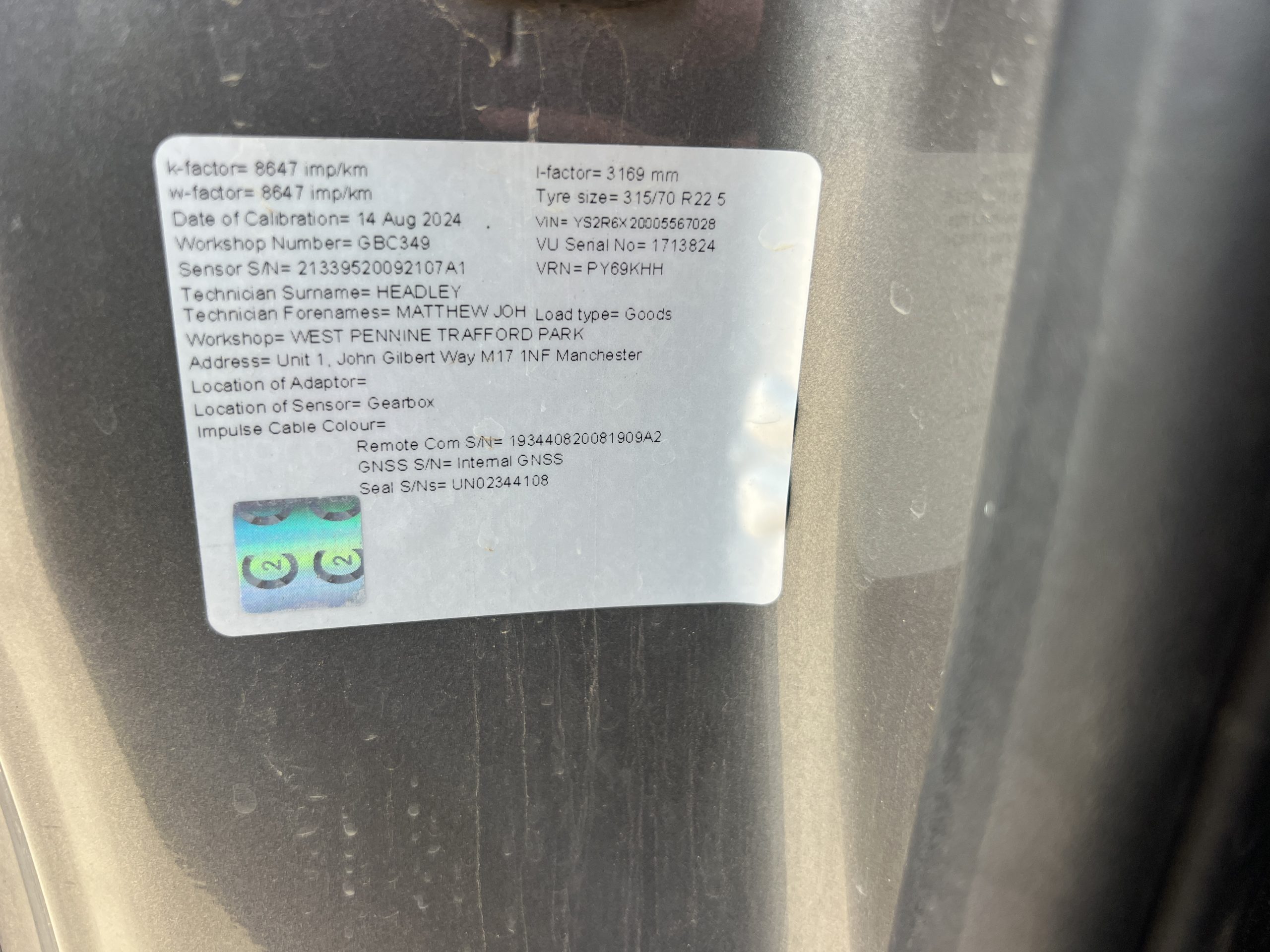 65 TON SCANIA R450 TAG - used trucks for sale at J Hawes Ltd - view 15