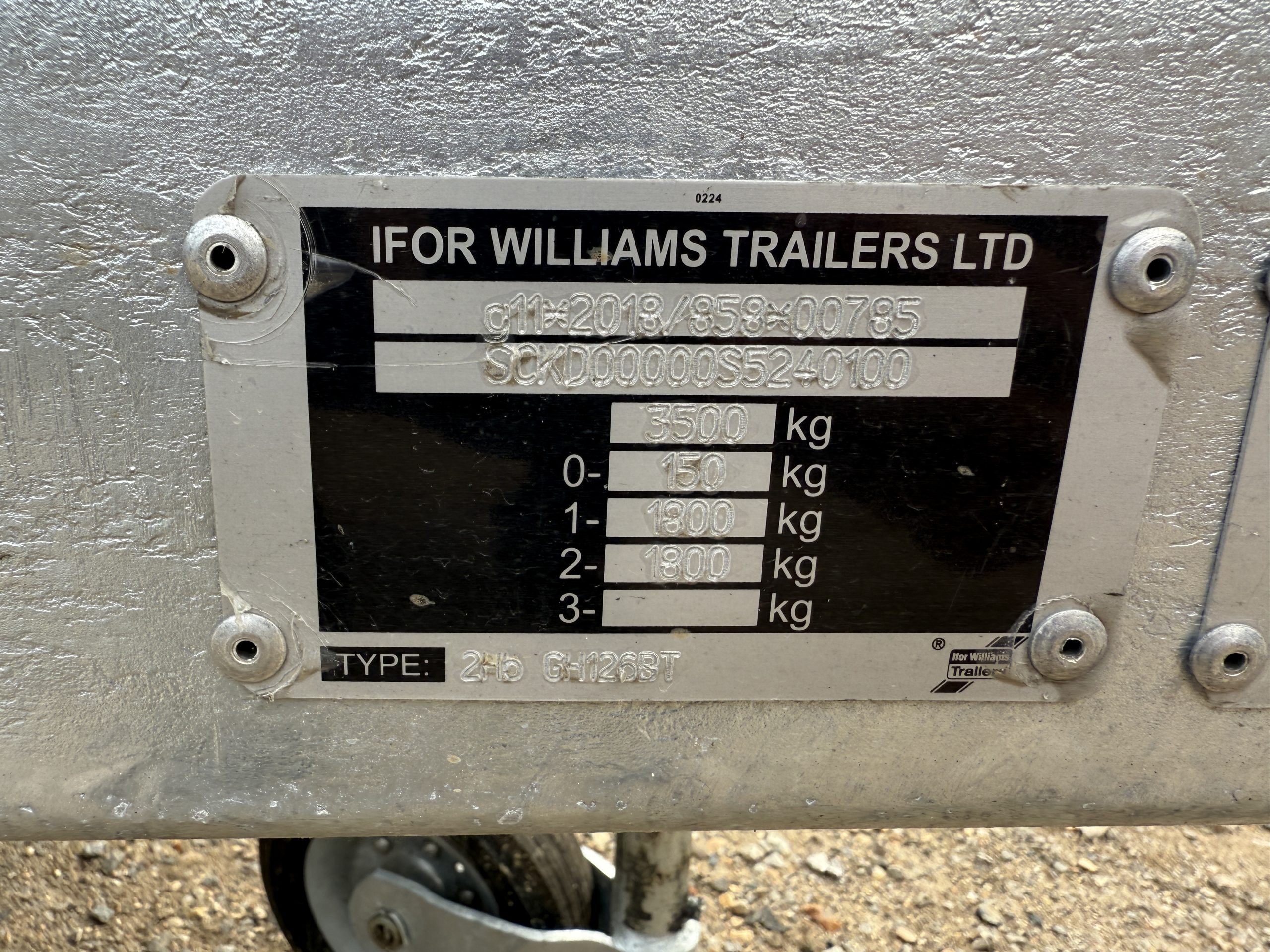 3.5T IFOR WILLIAMS GH126 2025 - used plant for sale at J Hawes Ltd - view 8