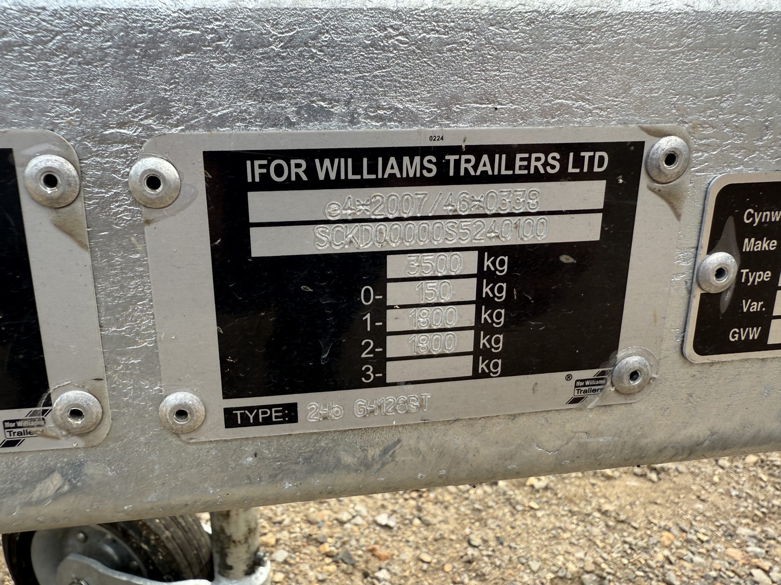 3.5T IFOR WILLIAMS GH126 2025 - used plant for sale at J Hawes Ltd - view 9