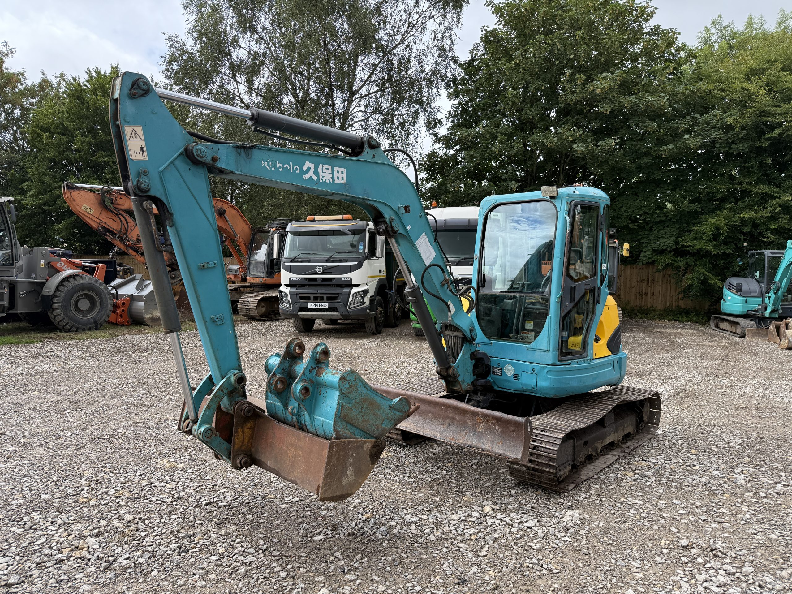 5 TON KUBOTA KX155 2015 - used plant for sale at J Hawes Ltd