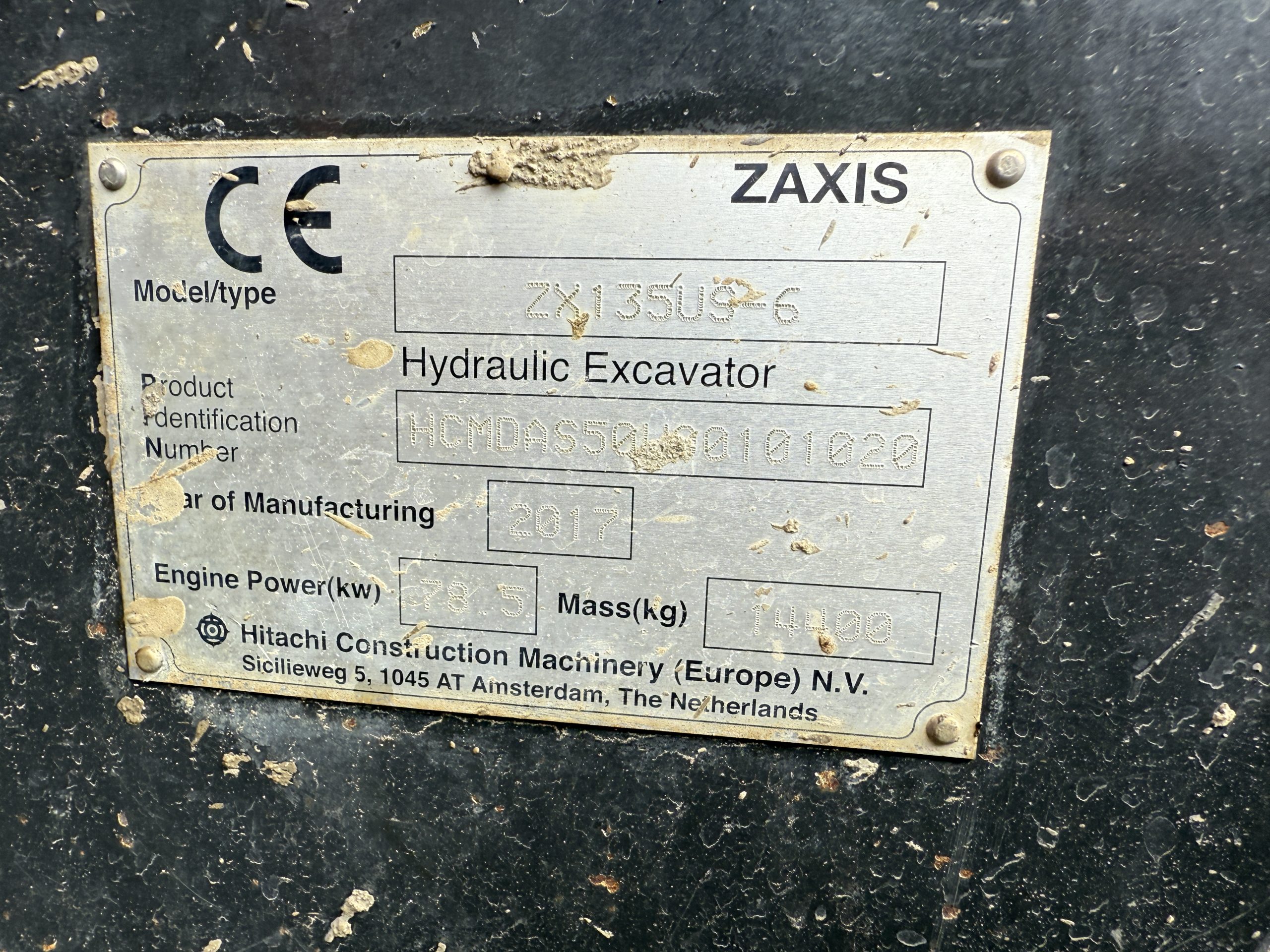 HITACHI ZX135US-6 - used plant for sale at J Hawes Ltd - view 10