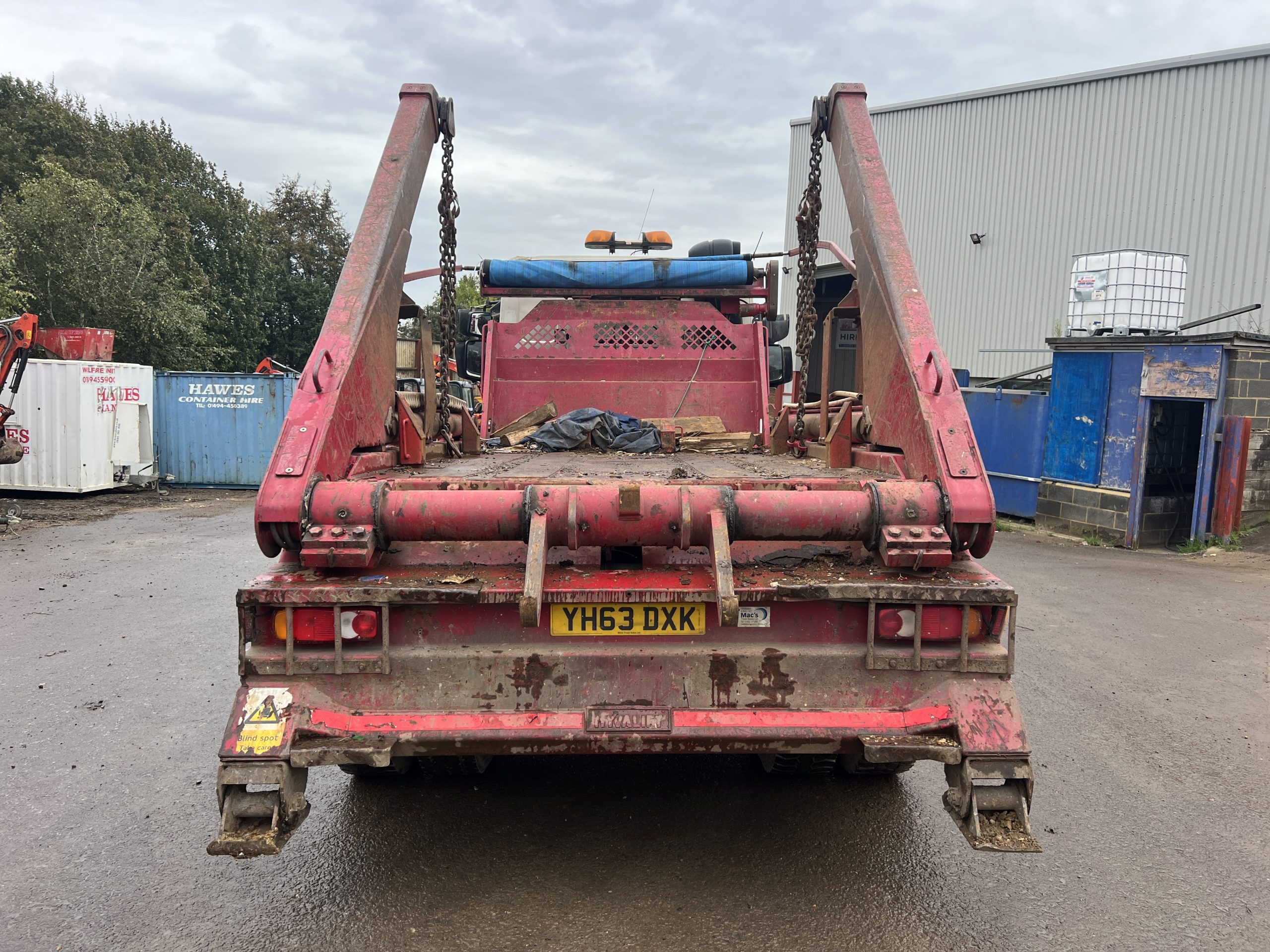 DAF LF55.220 18T SKIP LORRY 2013 - used trucks for sale at J Hawes Ltd - view 7