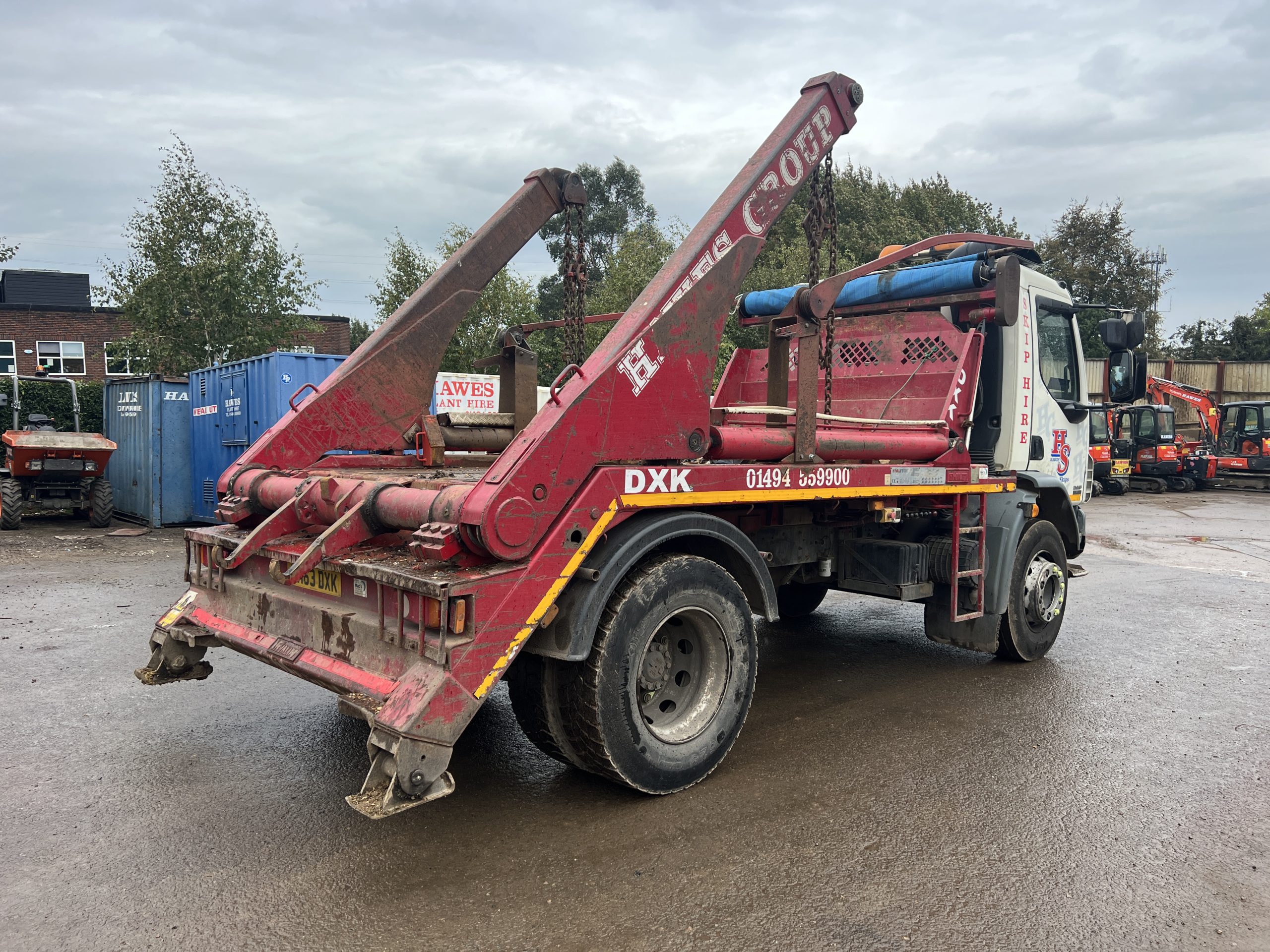 DAF LF55.220 18T SKIP LORRY 2013 - used trucks for sale at J Hawes Ltd - view 8