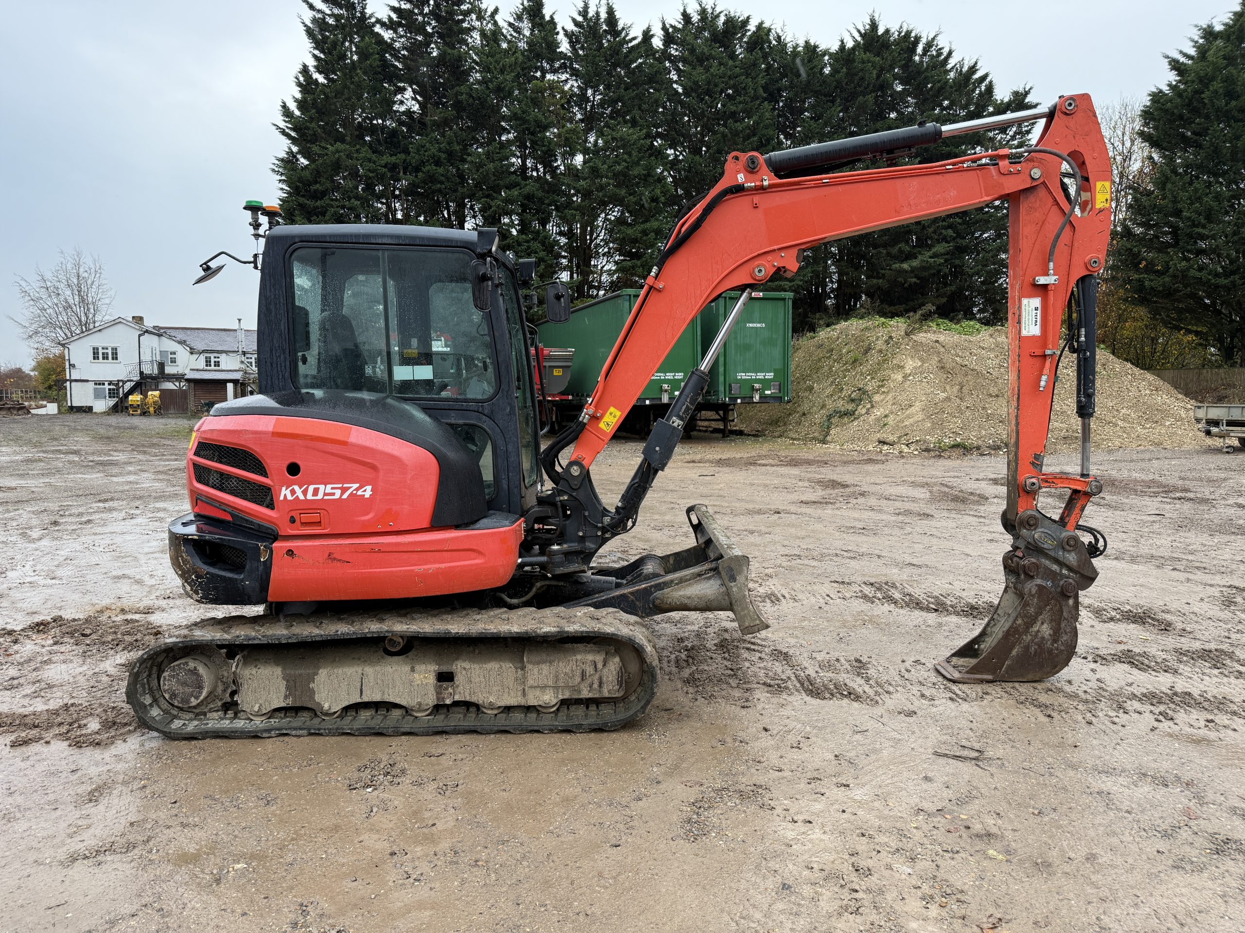 KUBOTA KX057-4 MINI DIGGER 2018 - used plant for sale at J Hawes Ltd