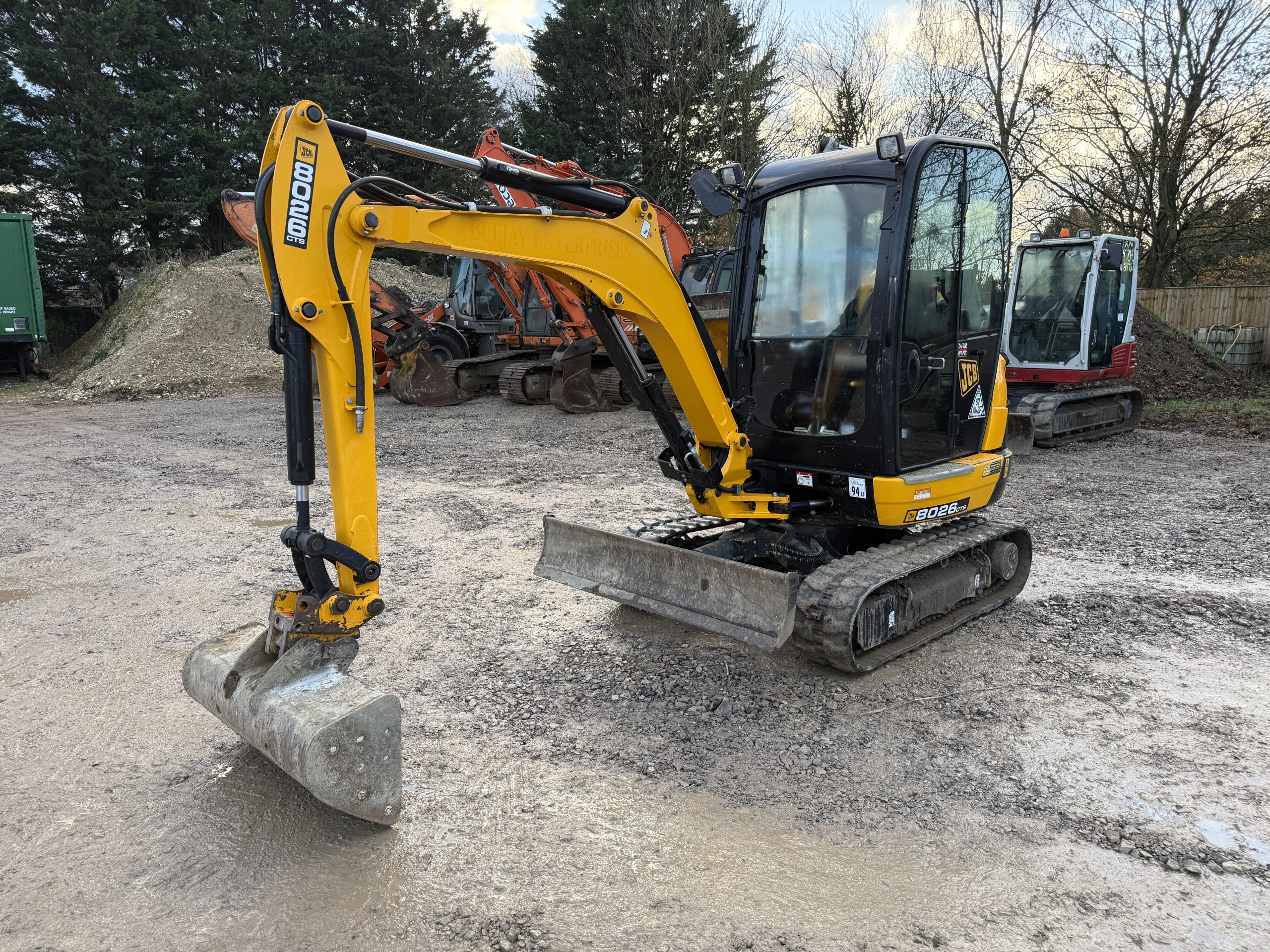 JCB 8026CTS MINI DIGGER 2019 - used plant for sale at J Hawes Ltd - view 2