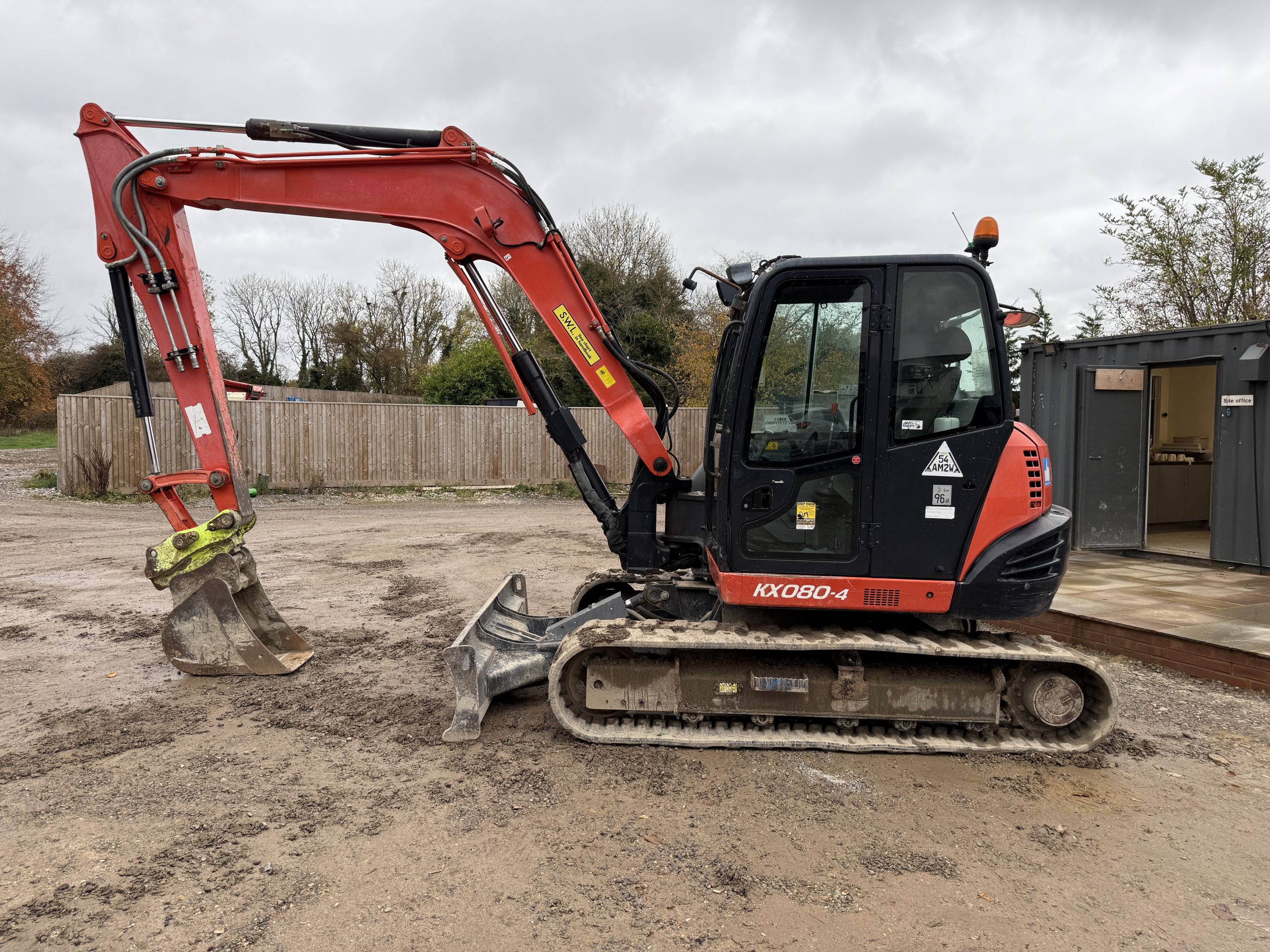8T KUBOTA KX080-4 - used plant for sale at J Hawes Ltd