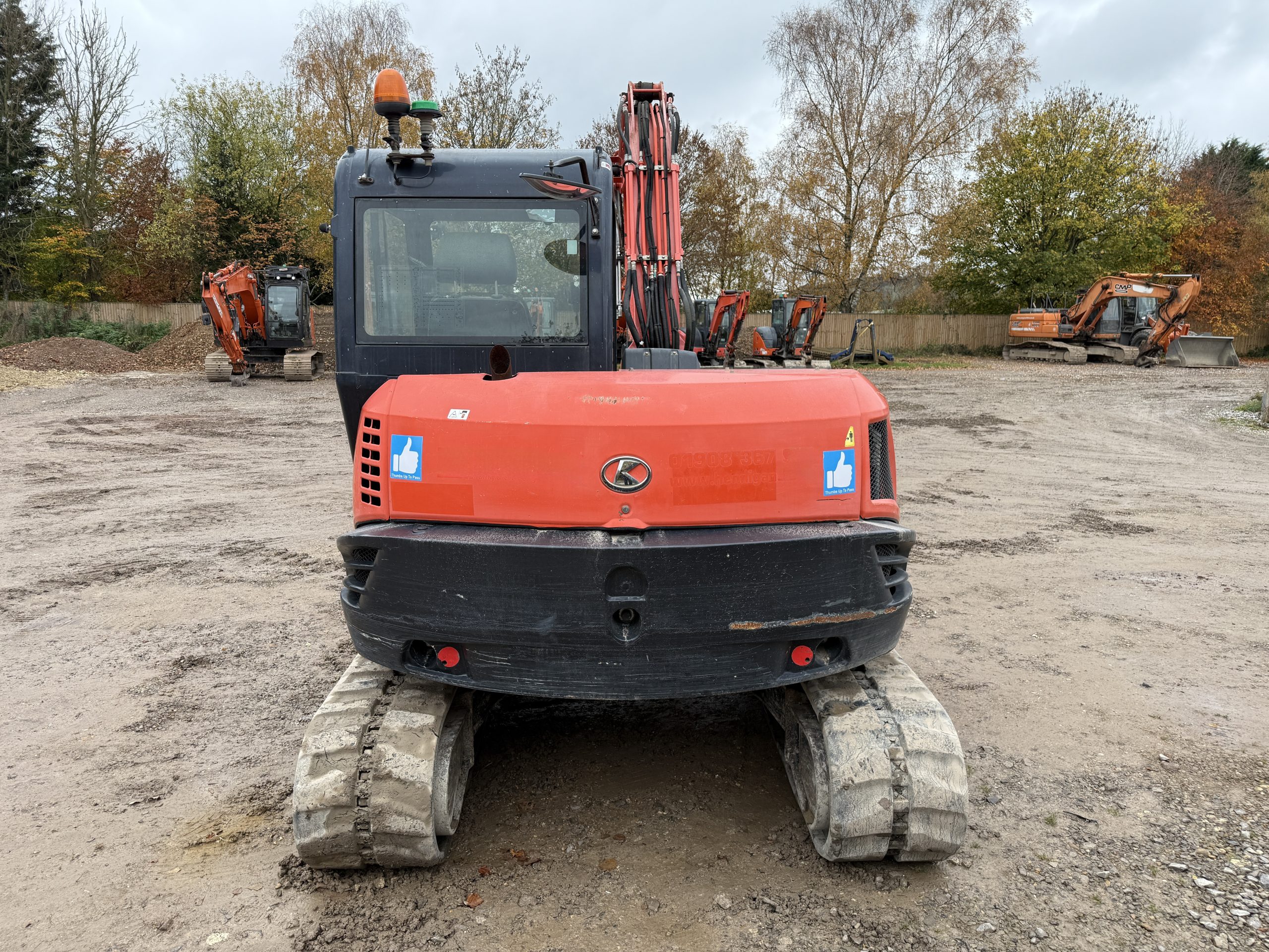 8T KUBOTA KX080-4 - used plant for sale at J Hawes Ltd - view 3