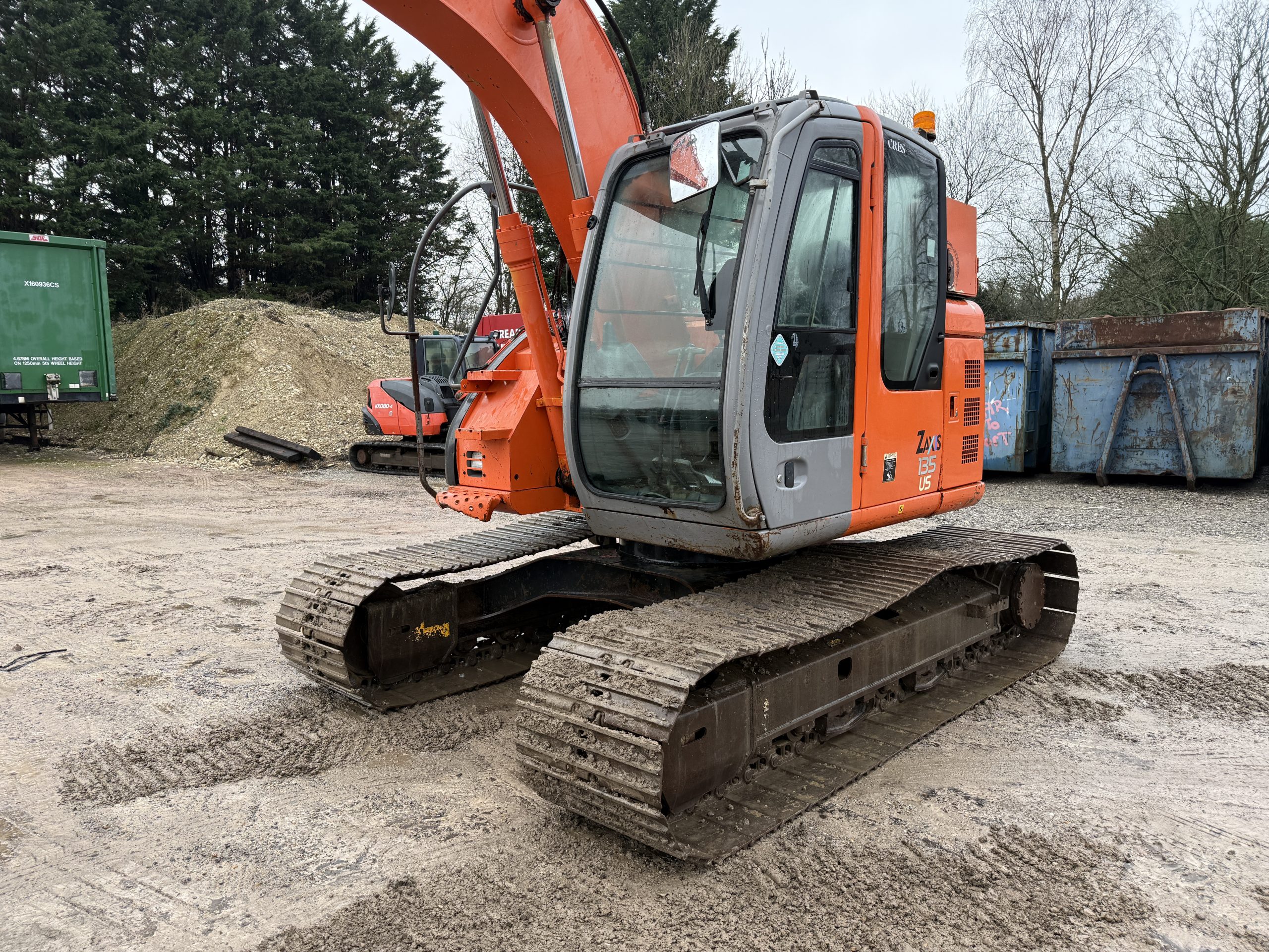 HITACHI ZX135US 2008 - used plant for sale at J Hawes Ltd - view 3