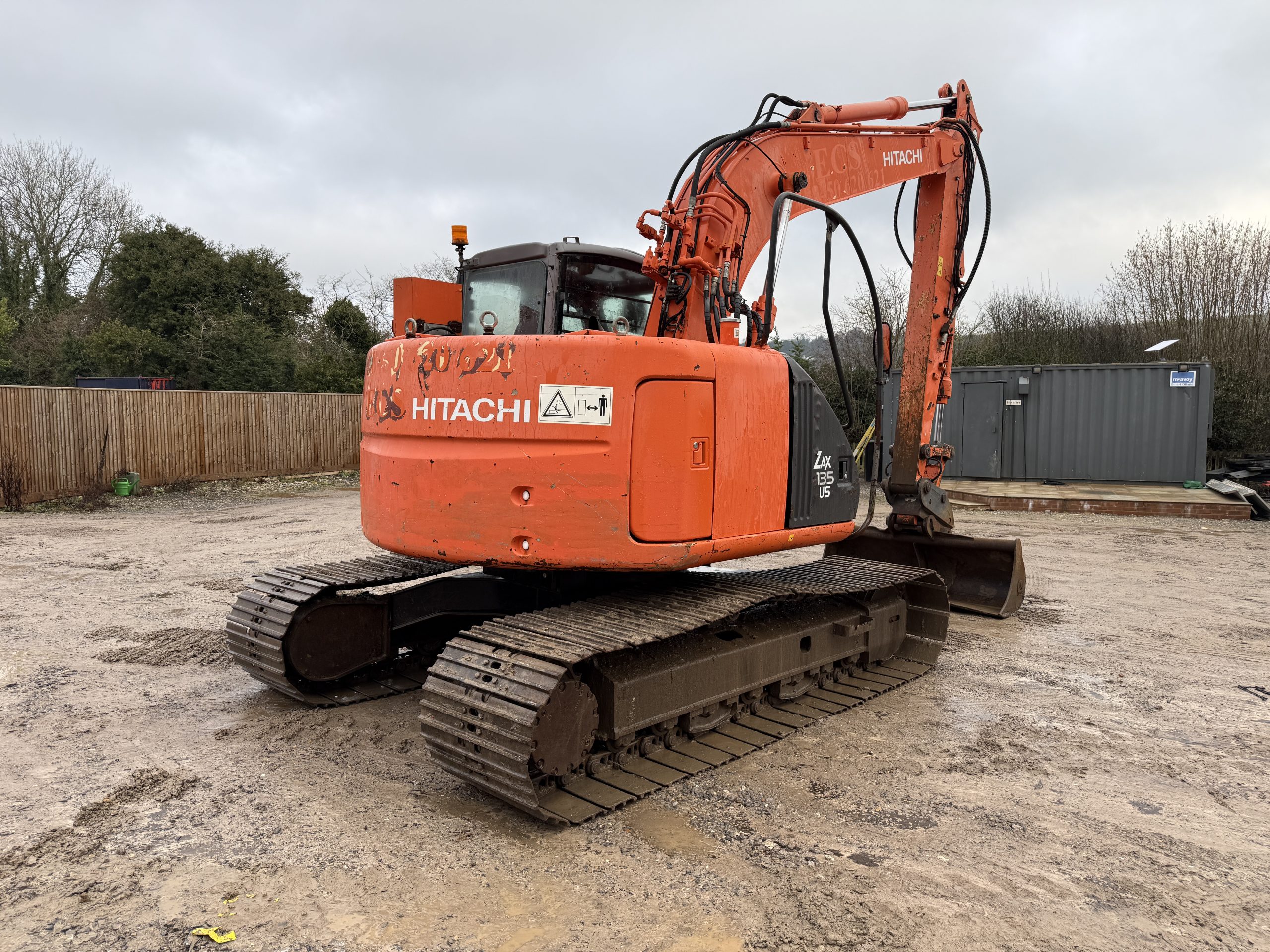 HITACHI ZX135US 2008 - used plant for sale at J Hawes Ltd - view 7