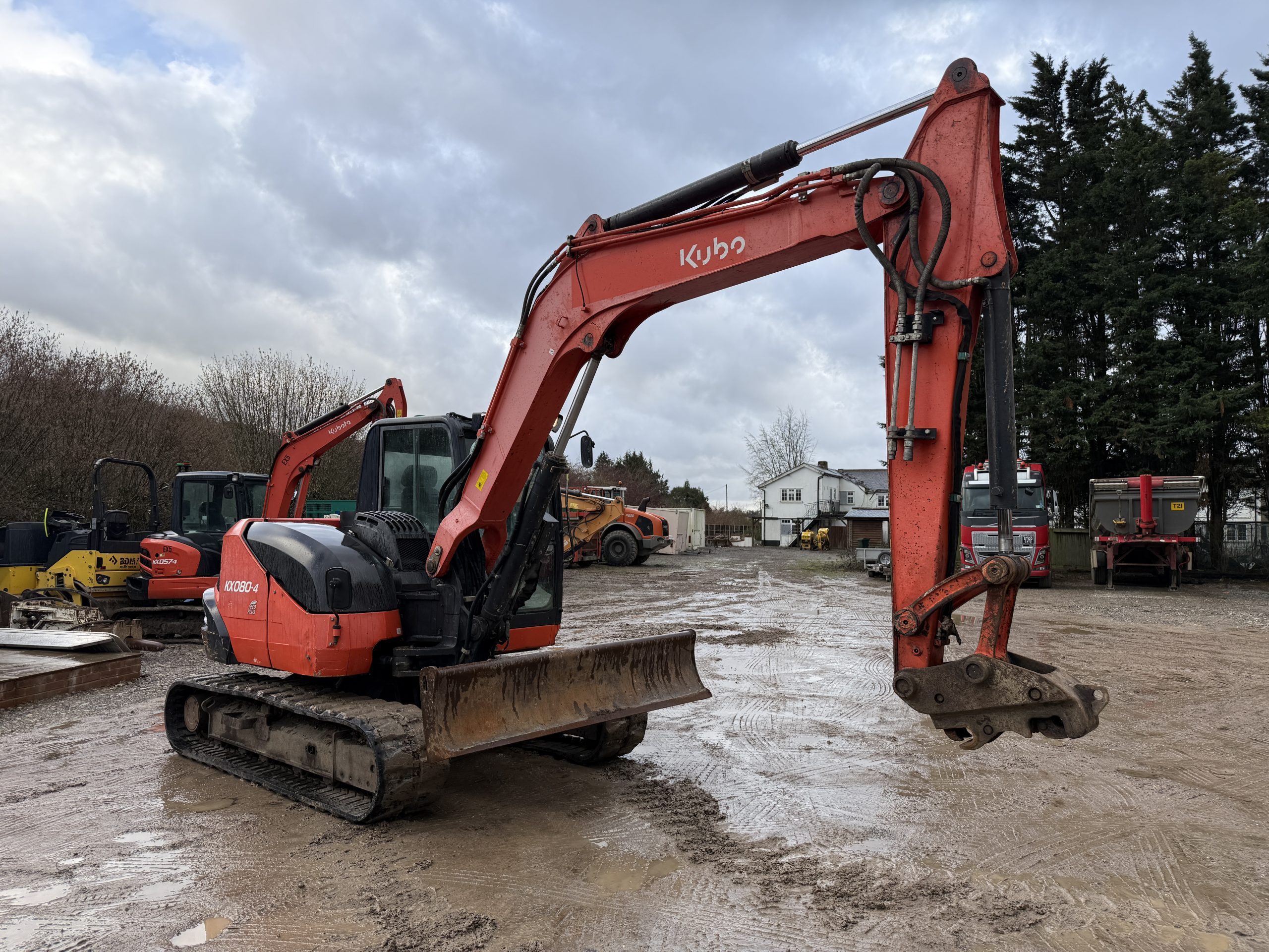 KUBOTA KX080-4 2015 - used plant for sale at J Hawes Ltd - view 3
