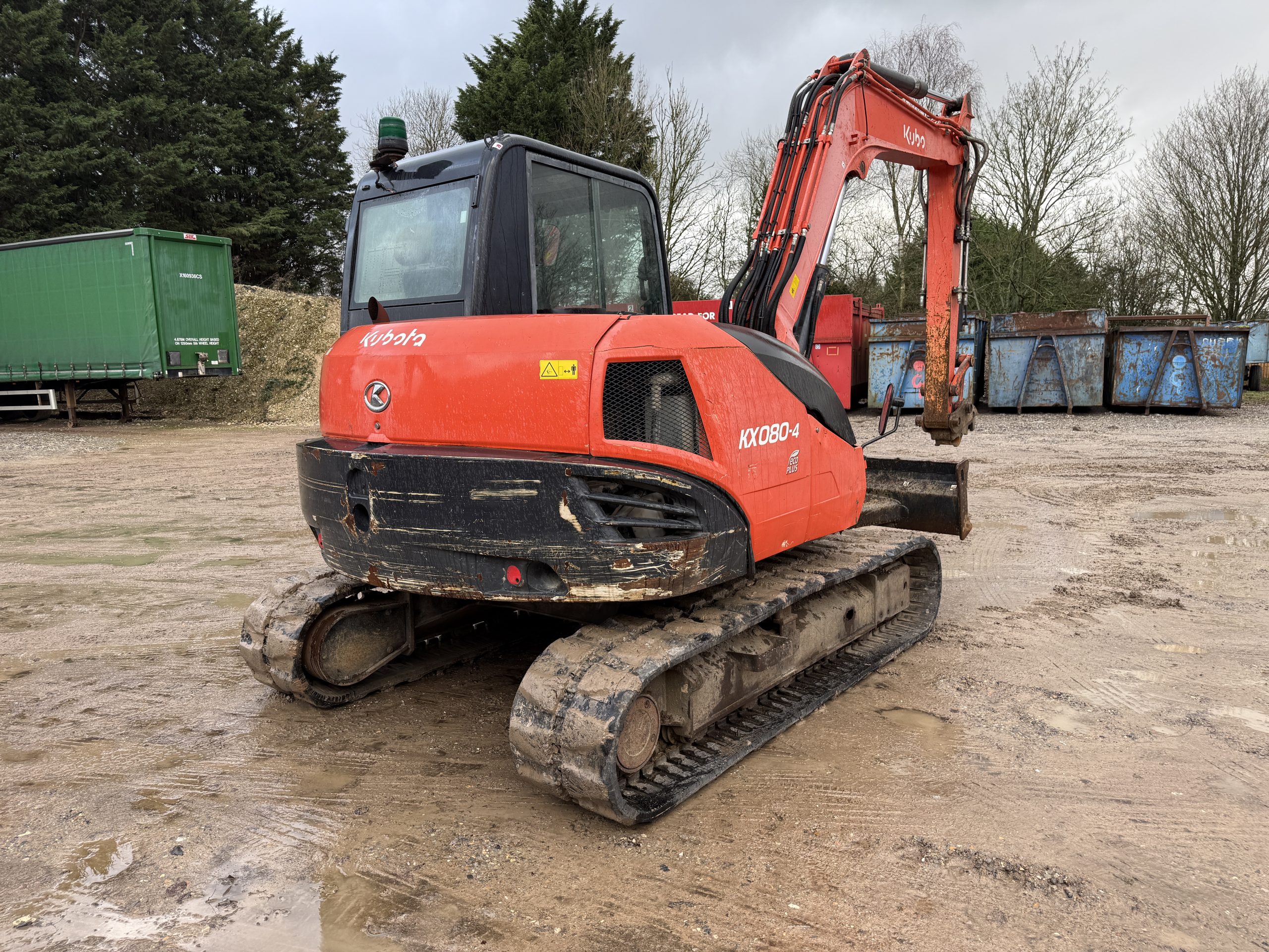 KUBOTA KX080-4 2015 - used plant for sale at J Hawes Ltd - view 5