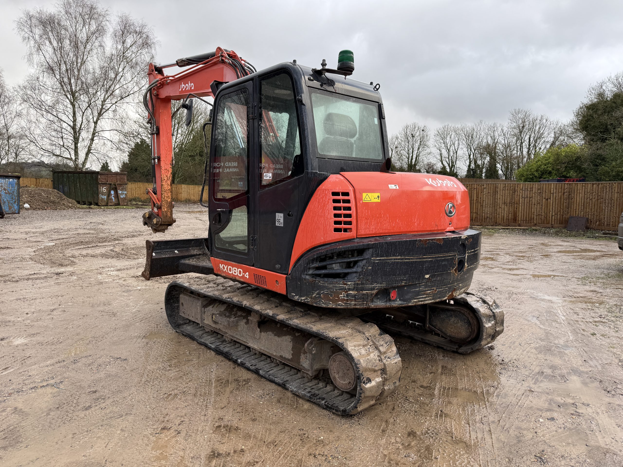 KUBOTA KX080-4 2015 - used plant for sale at J Hawes Ltd - view 7
