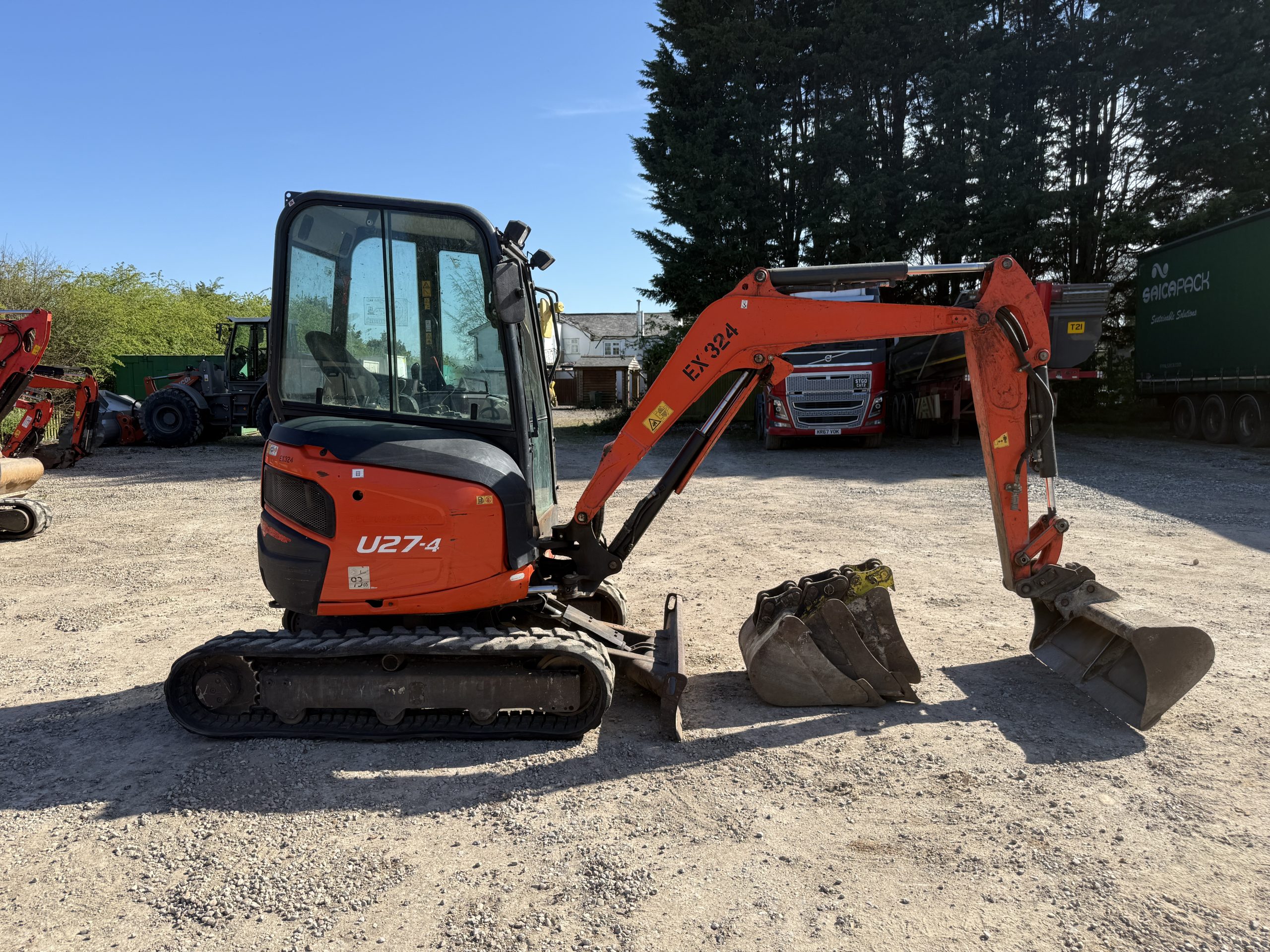 KUBOTA U27-4 2019 - used plant for sale at J Hawes Ltd