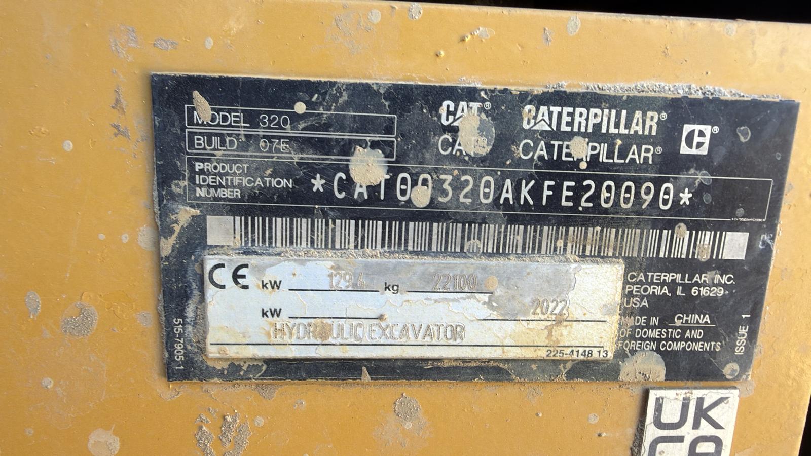 CAT 320D 2D 2022 - used plant for sale at J Hawes Ltd - view 6