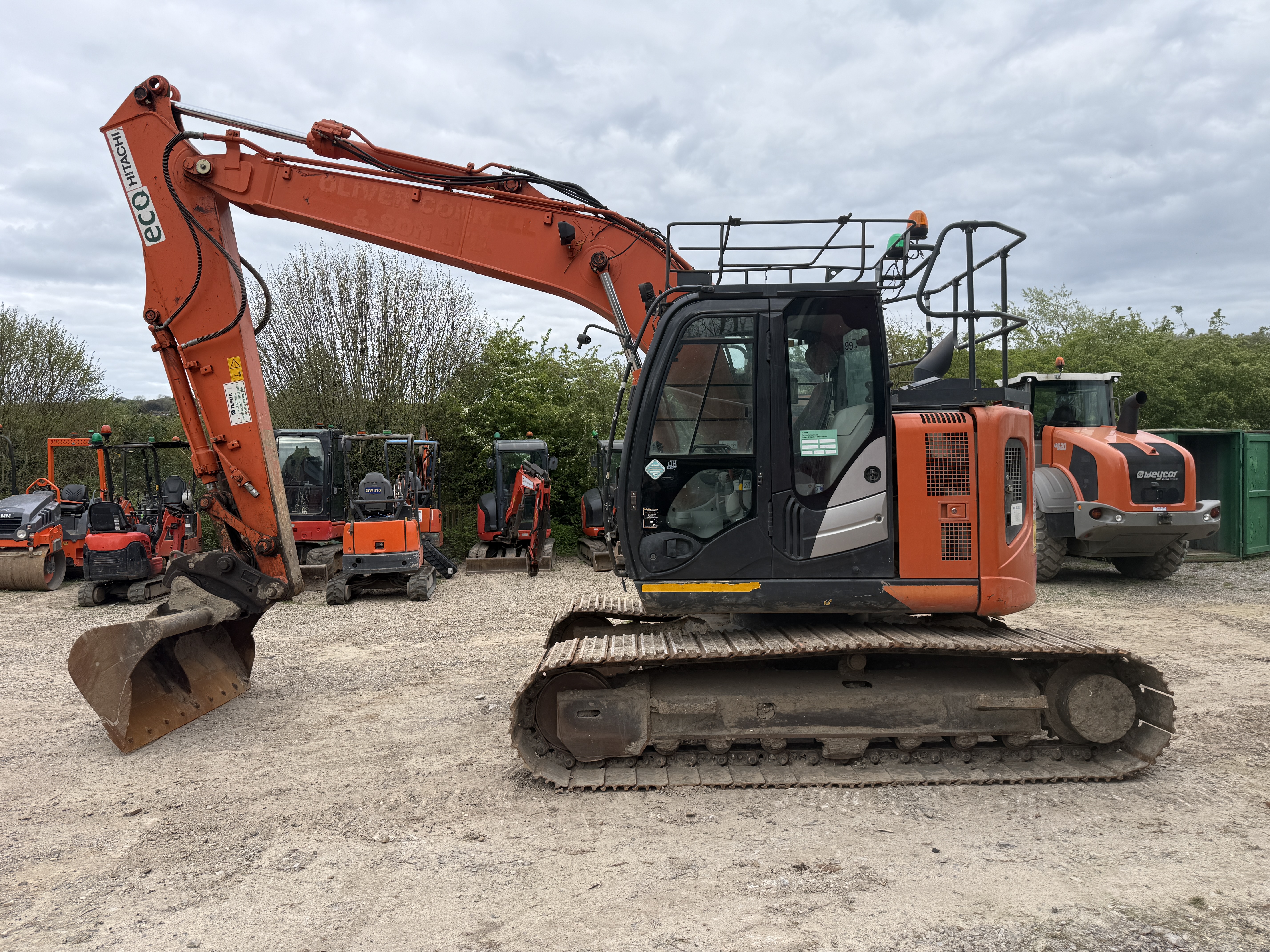 HITACHI ZX135US-6 2017 - used plant for sale at J Hawes Ltd