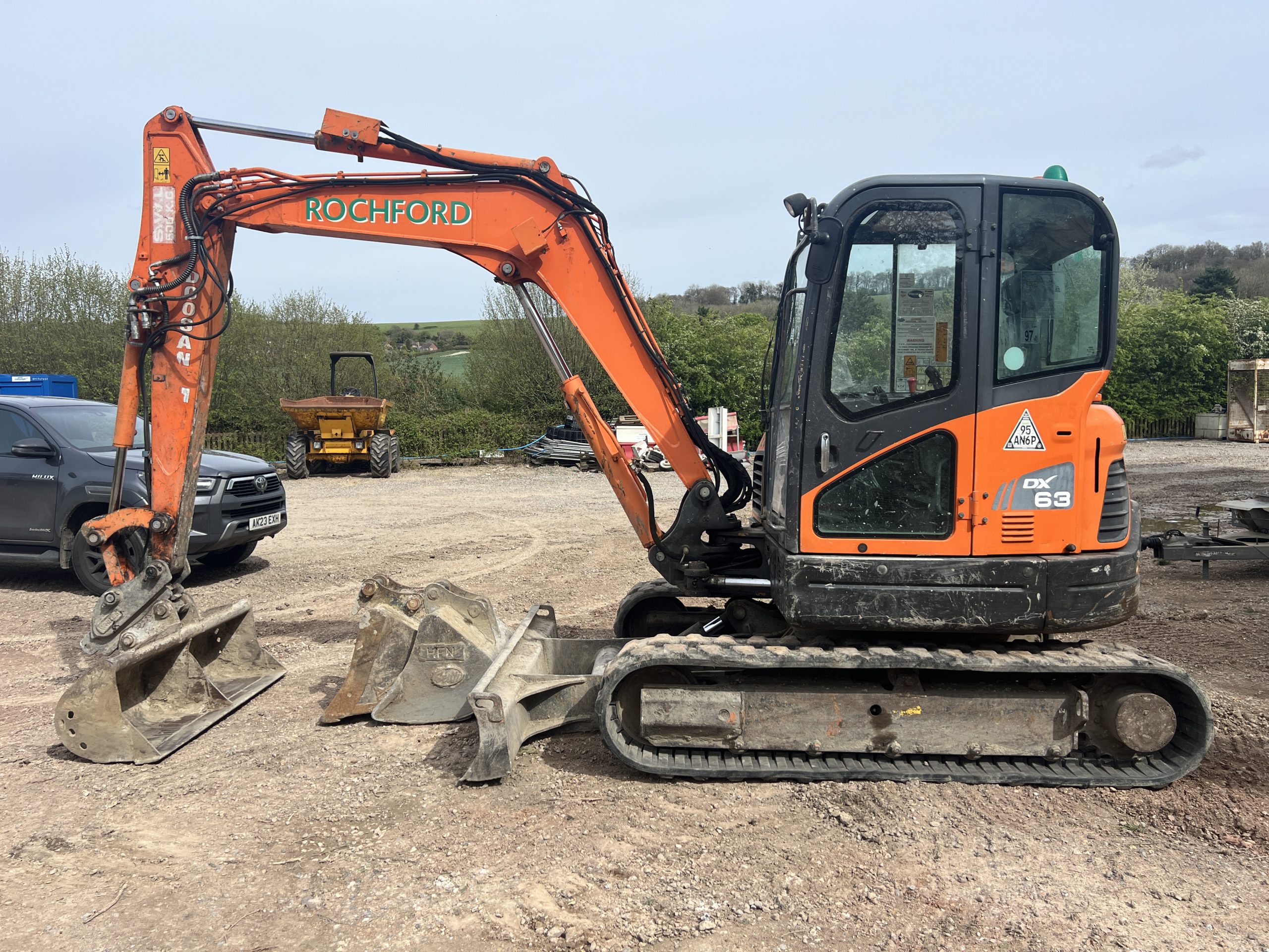 DOOSAN DX63-3 2016 - used plant for sale at J Hawes Ltd - view 2