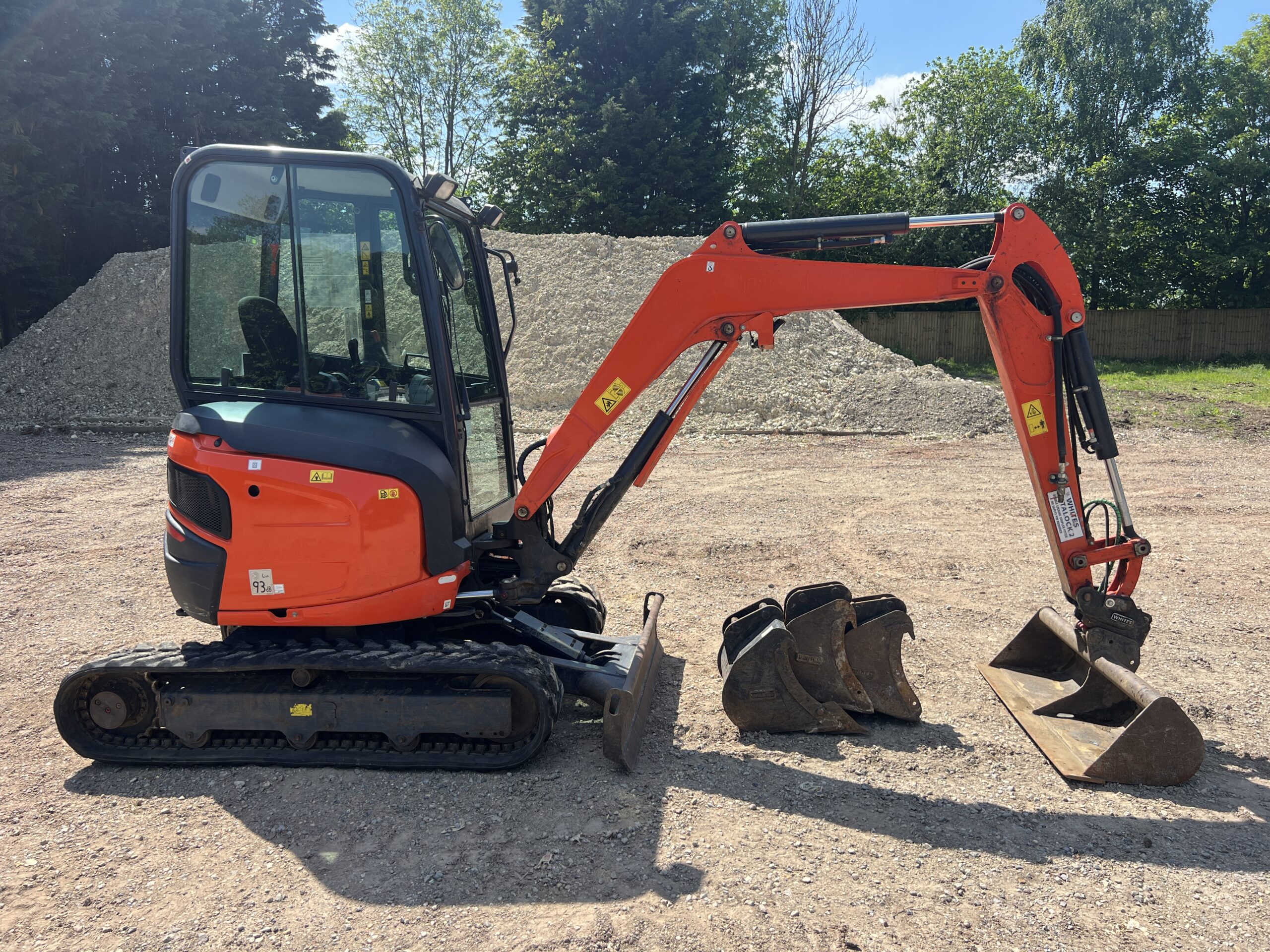 KUBOTA U27-4 MINI DIGGER 2021 - used plant for sale at J Hawes Ltd