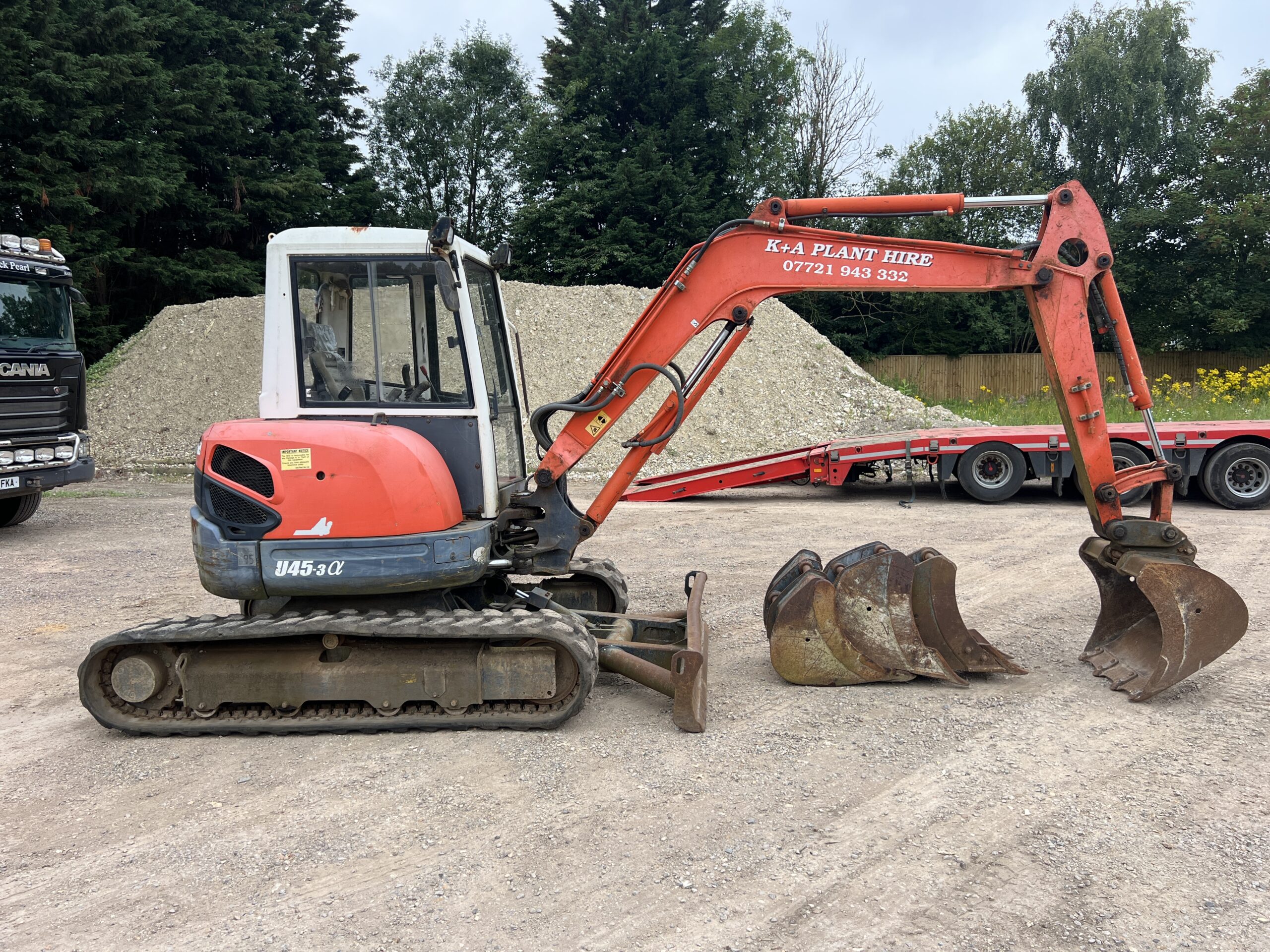 KUBOTA U45-3 2008 - used plant for sale at J Hawes Ltd