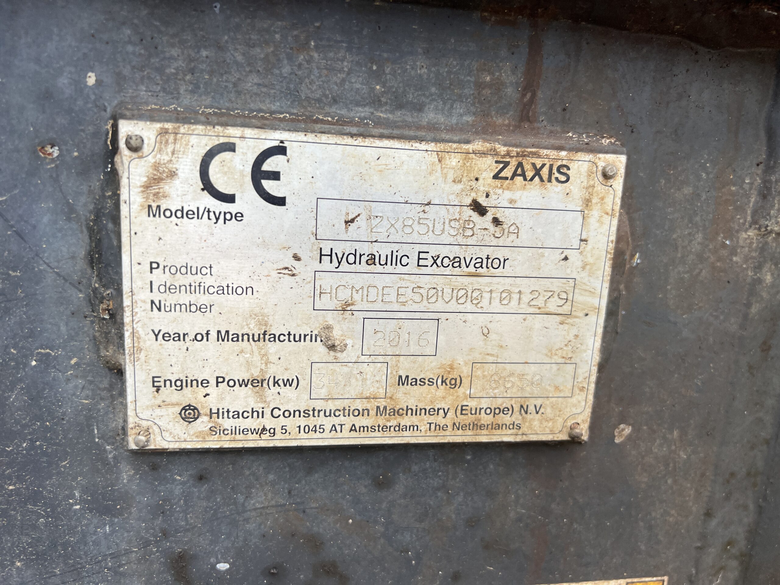HITACHI ZX85USB-5 2016 - used plant for sale at J Hawes Ltd - view 15