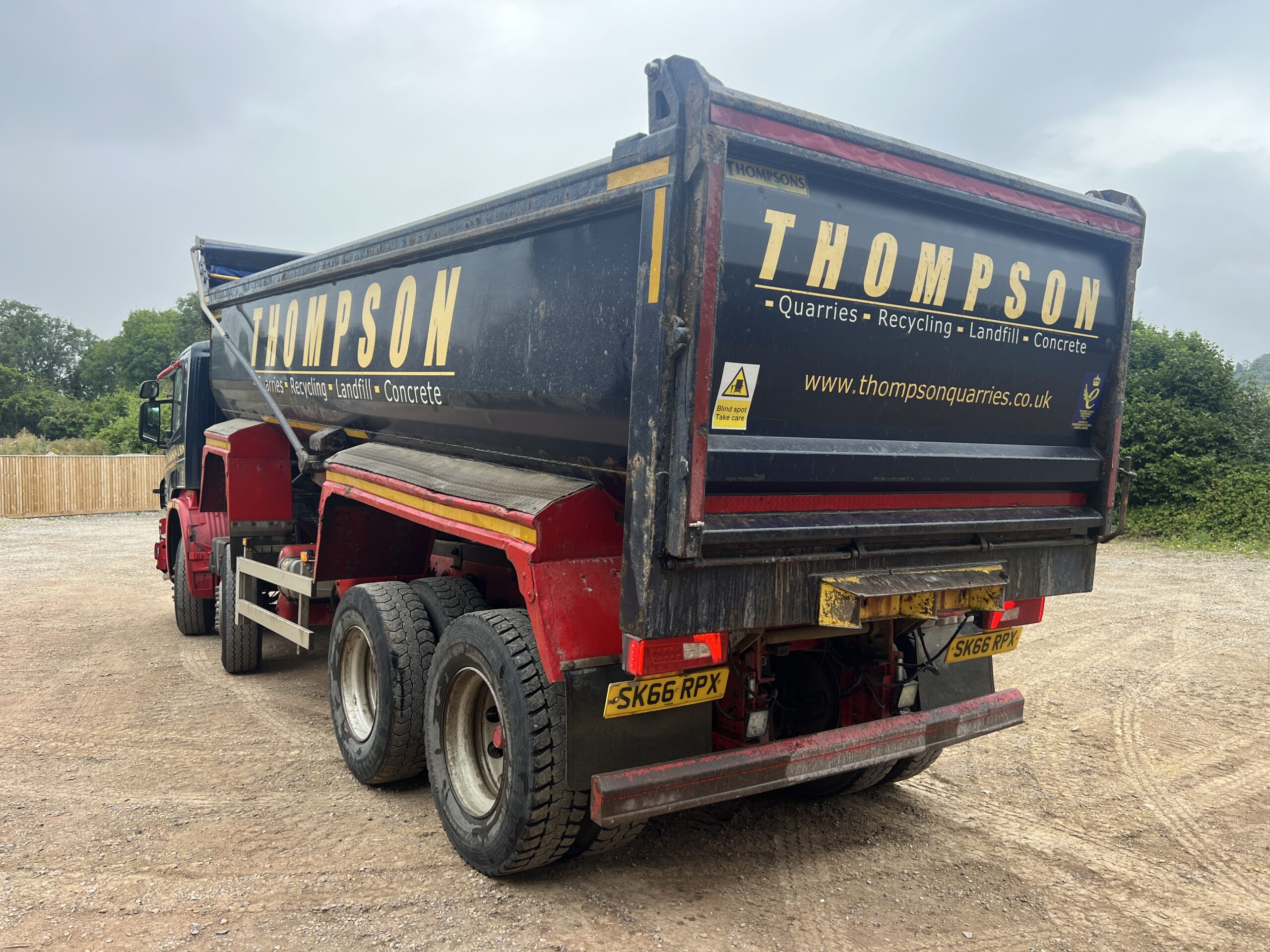 SCANIA P410 8X4 TIPPER 2016 - used trucks for sale at J Hawes Ltd - view 5