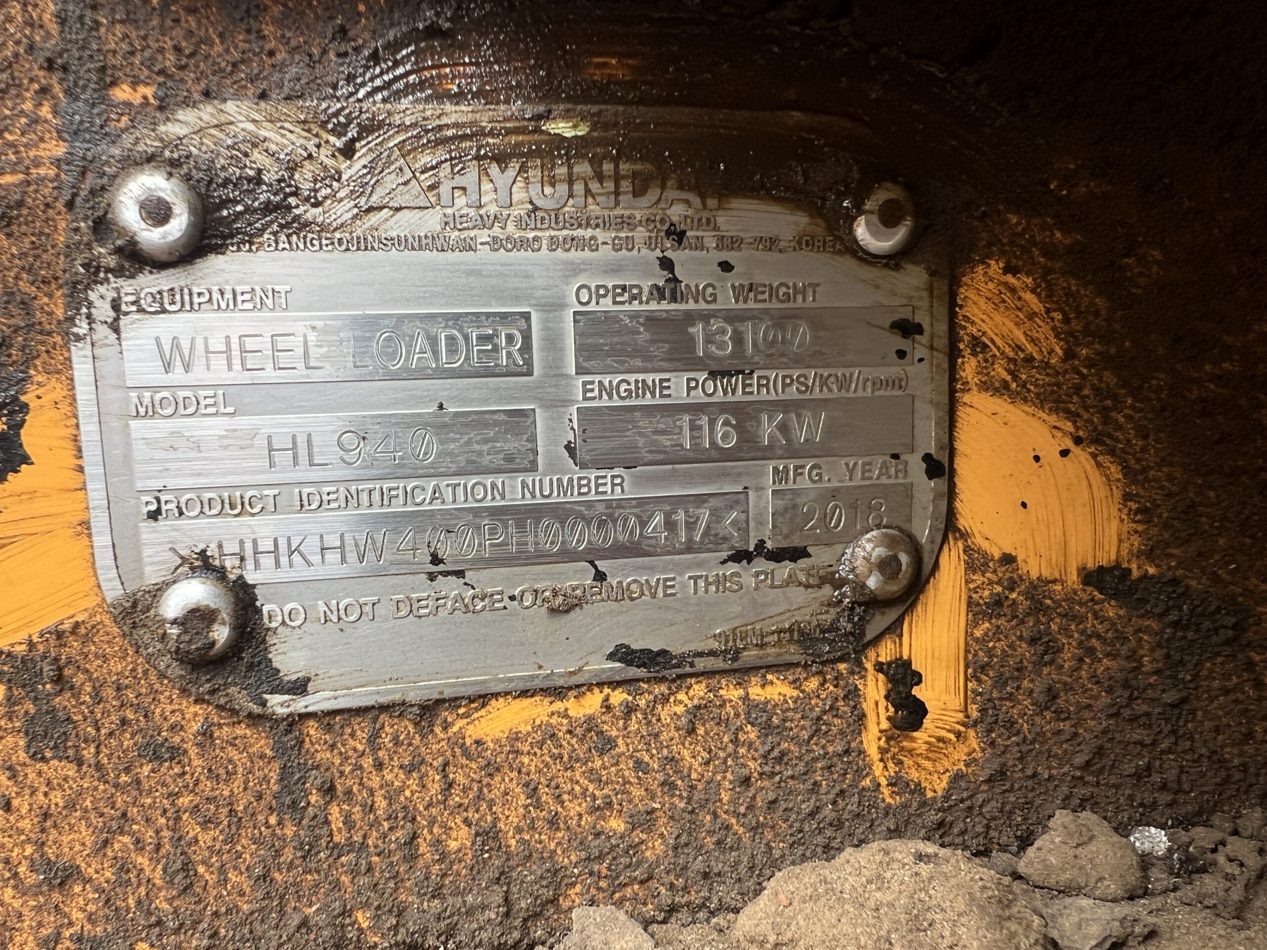 HYUNDAI HL940 2018 - used plant for sale at J Hawes Ltd - view 13