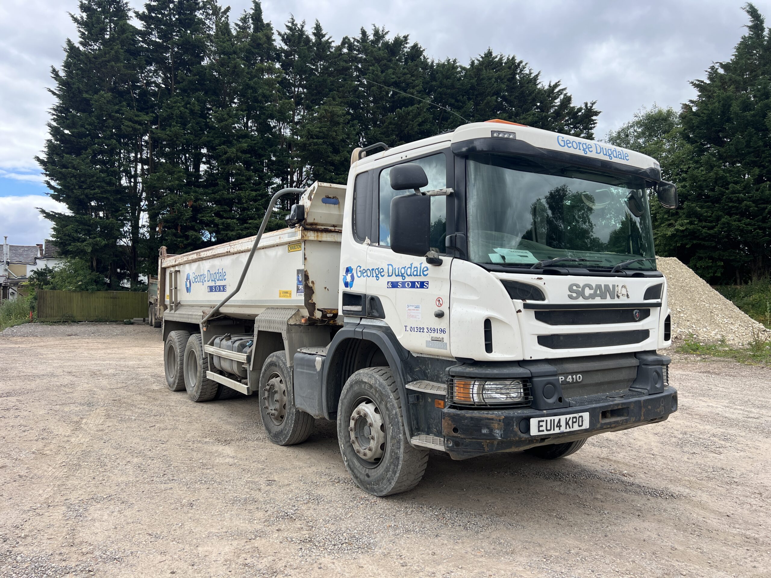 SCANIA P410 8X4 TIPPER 2014 - used trucks for sale at J Hawes Ltd