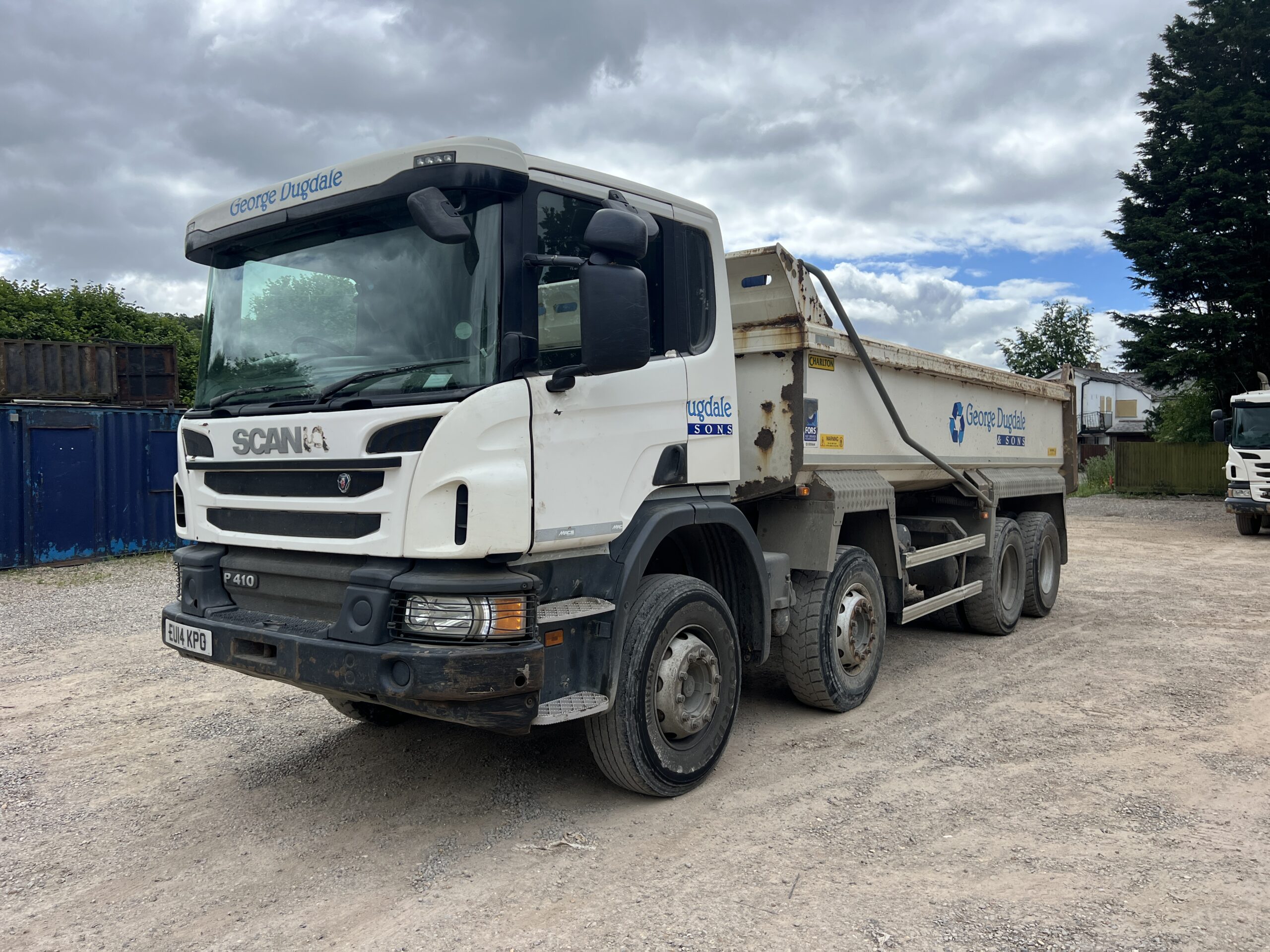 SCANIA P410 8X4 TIPPER 2014 - used trucks for sale at J Hawes Ltd - view 3