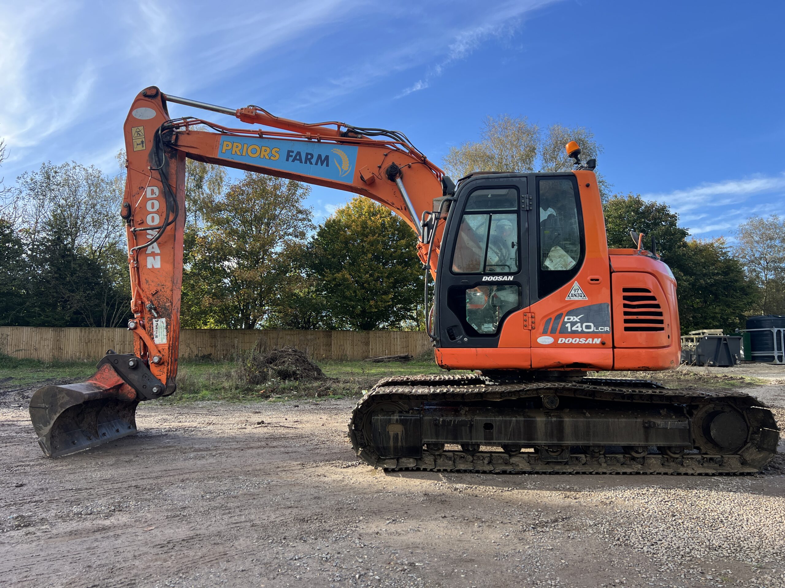 DOOSAN DX140LCR-3 2017 - used plant for sale at J Hawes Ltd